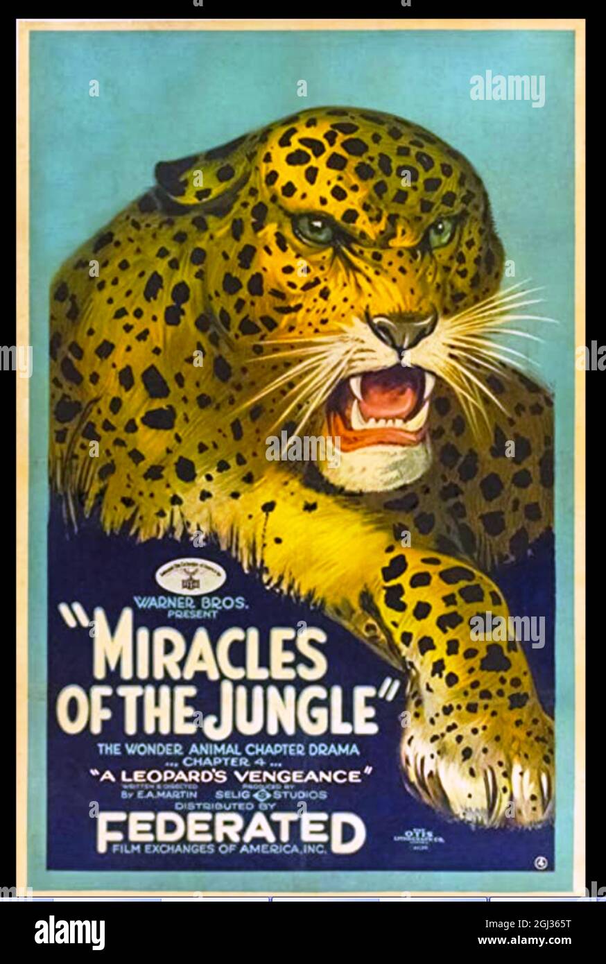 Click On Vintage American movie poster - "Miracles of the Jungle ...