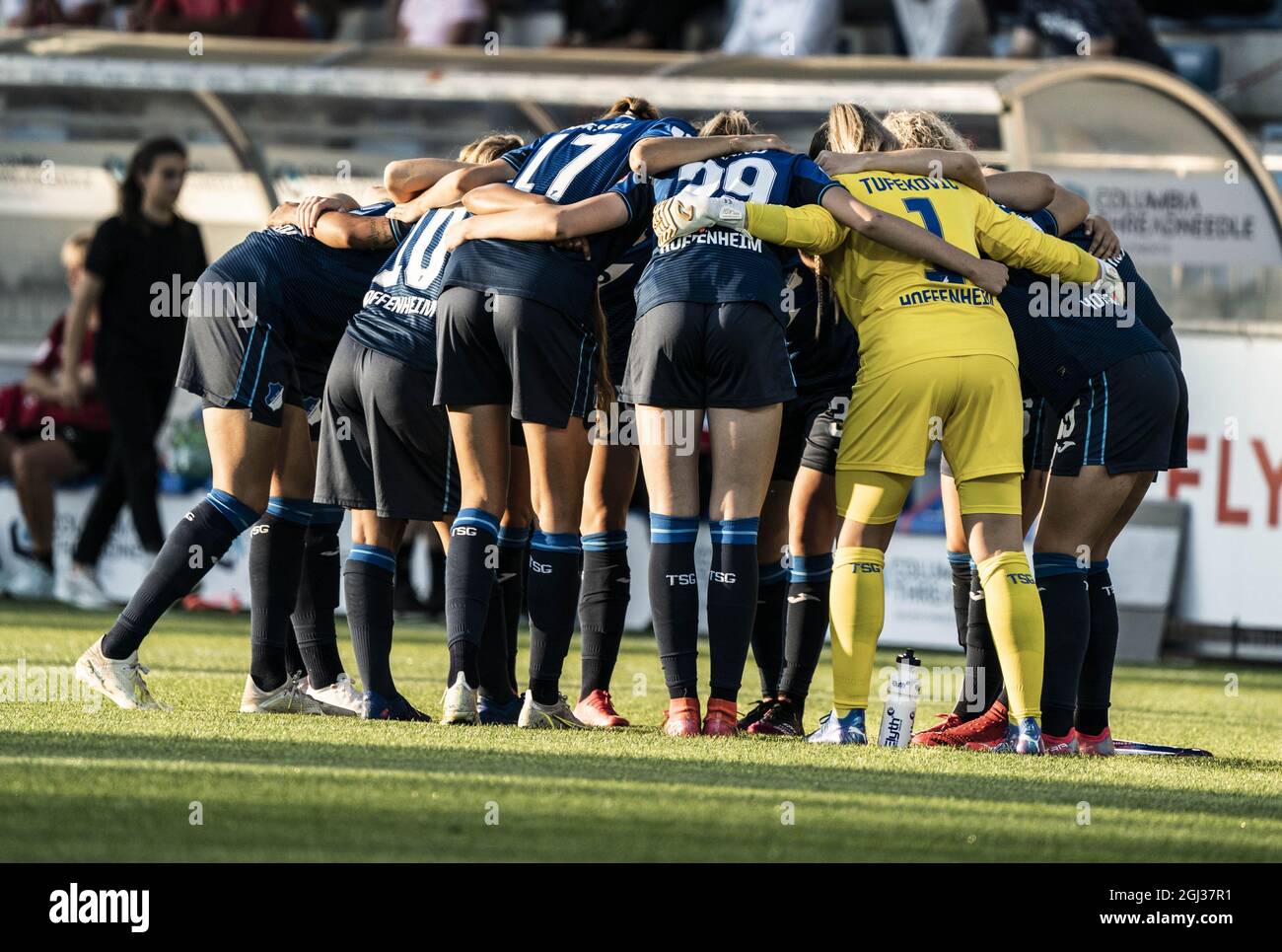 Hoffenheim, Germany. 08th Sep, 2021. TSG Hoffenheim v FC Rosengård UEFA Women's Champions
