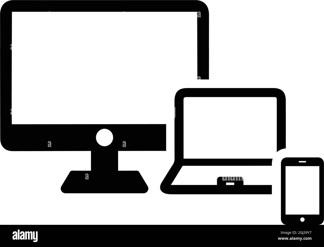 Mobile phone cut out Stock Vector Images - Alamy