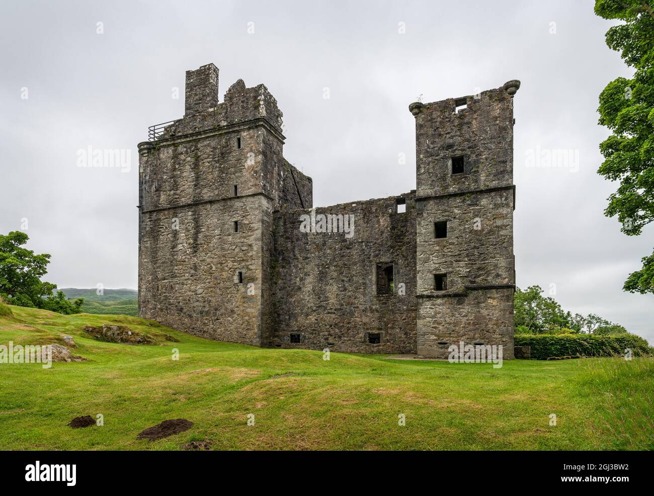 Carnasserie Castle (also known as Carnassarie Castle), Argyll and Bute, Scotland Stock Photo