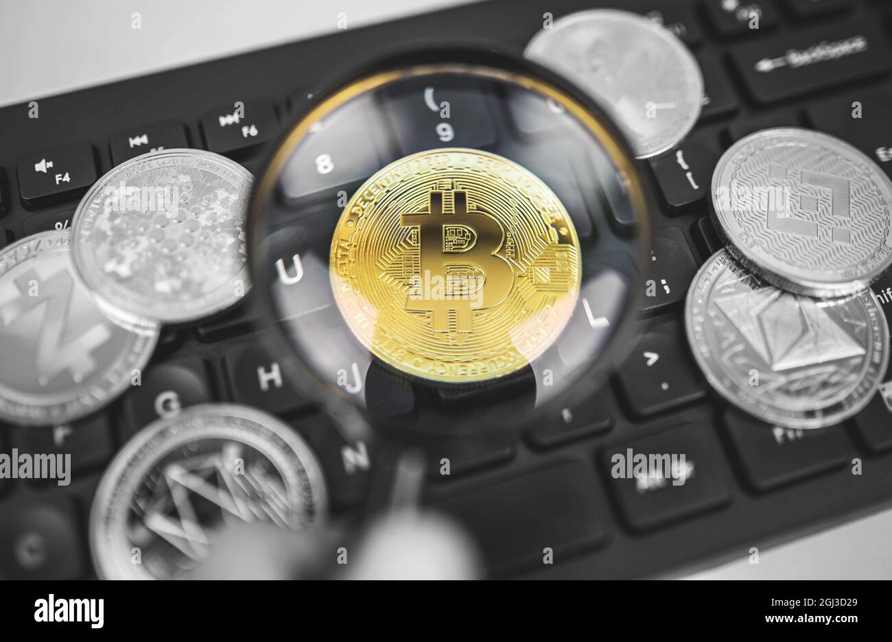 Bitcoin, ethereum, cardano hi-res stock photography and images - Alamy