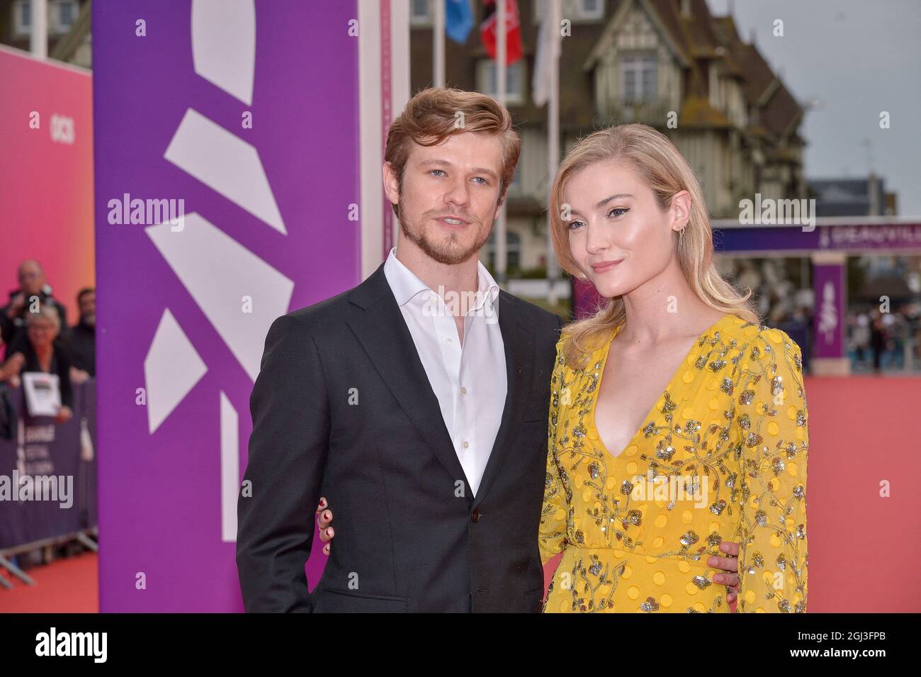 Lucas Till and girlfriend attending the screening of Son Of South