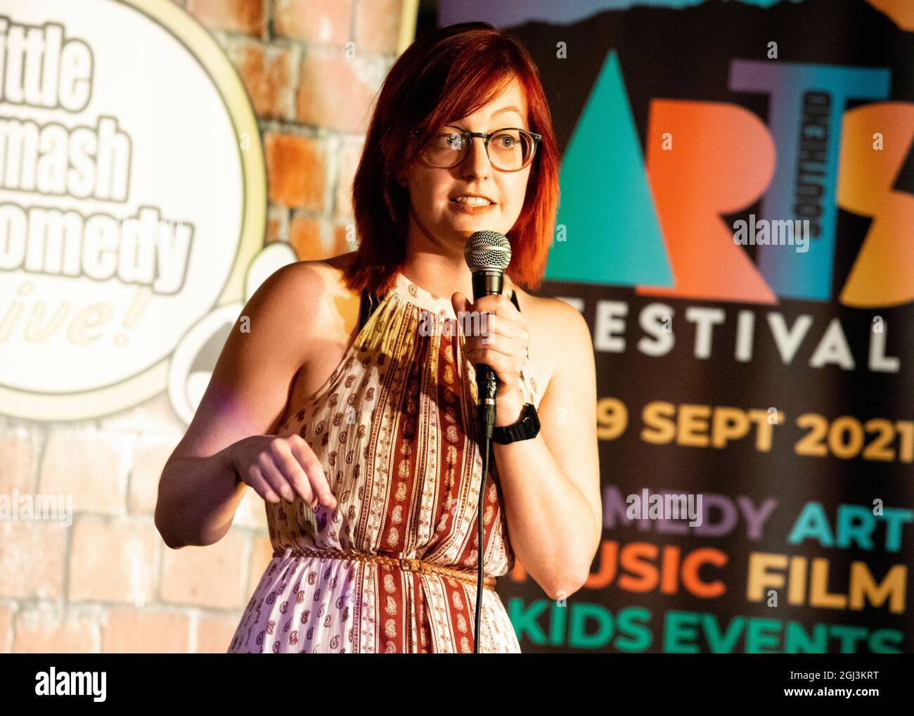 Kathryn Mather, Comedian, Best Newcomer, Southend Arts Festival, Essex © Clarissa Debenham / Alamy Stock Photo