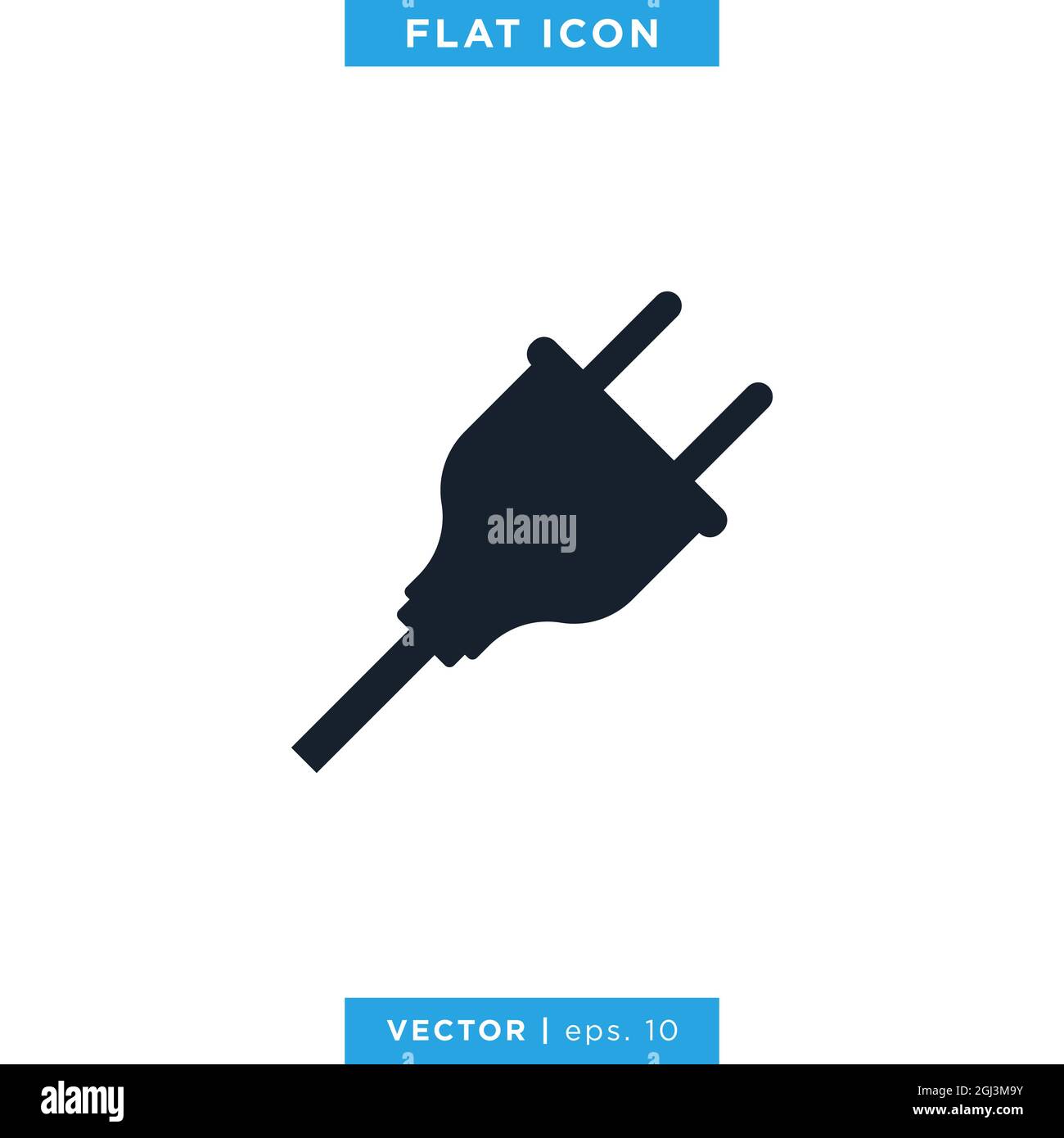 Electric Plug Icon Vector Stock Illustration Design Template. Vector ...