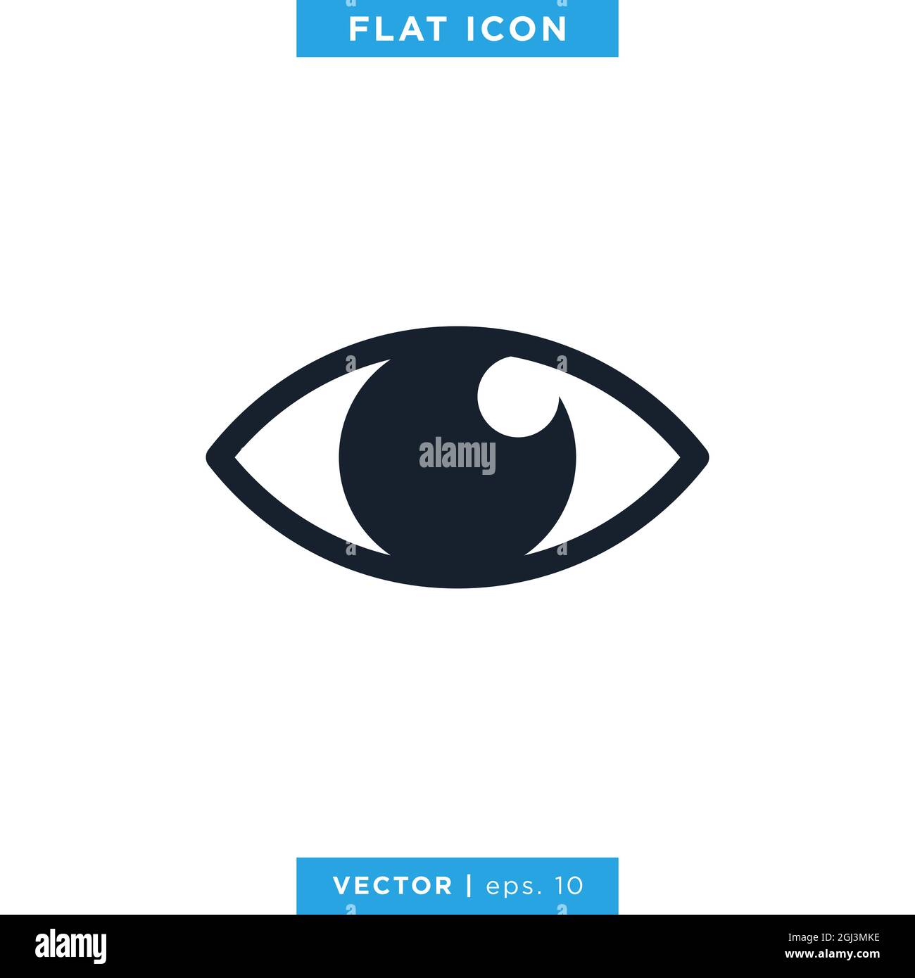 Eye Icon Vector Stock Illustration Design Template. Vector eps 10. Stock Vector