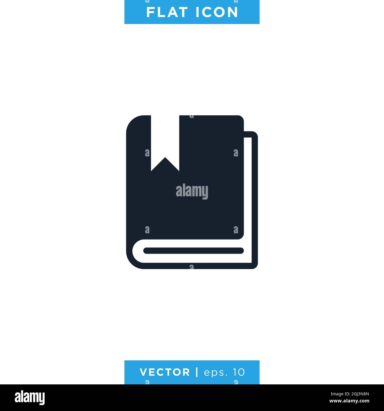 Bookmark icon vector stock illustration design template. Vector eps 10 ...