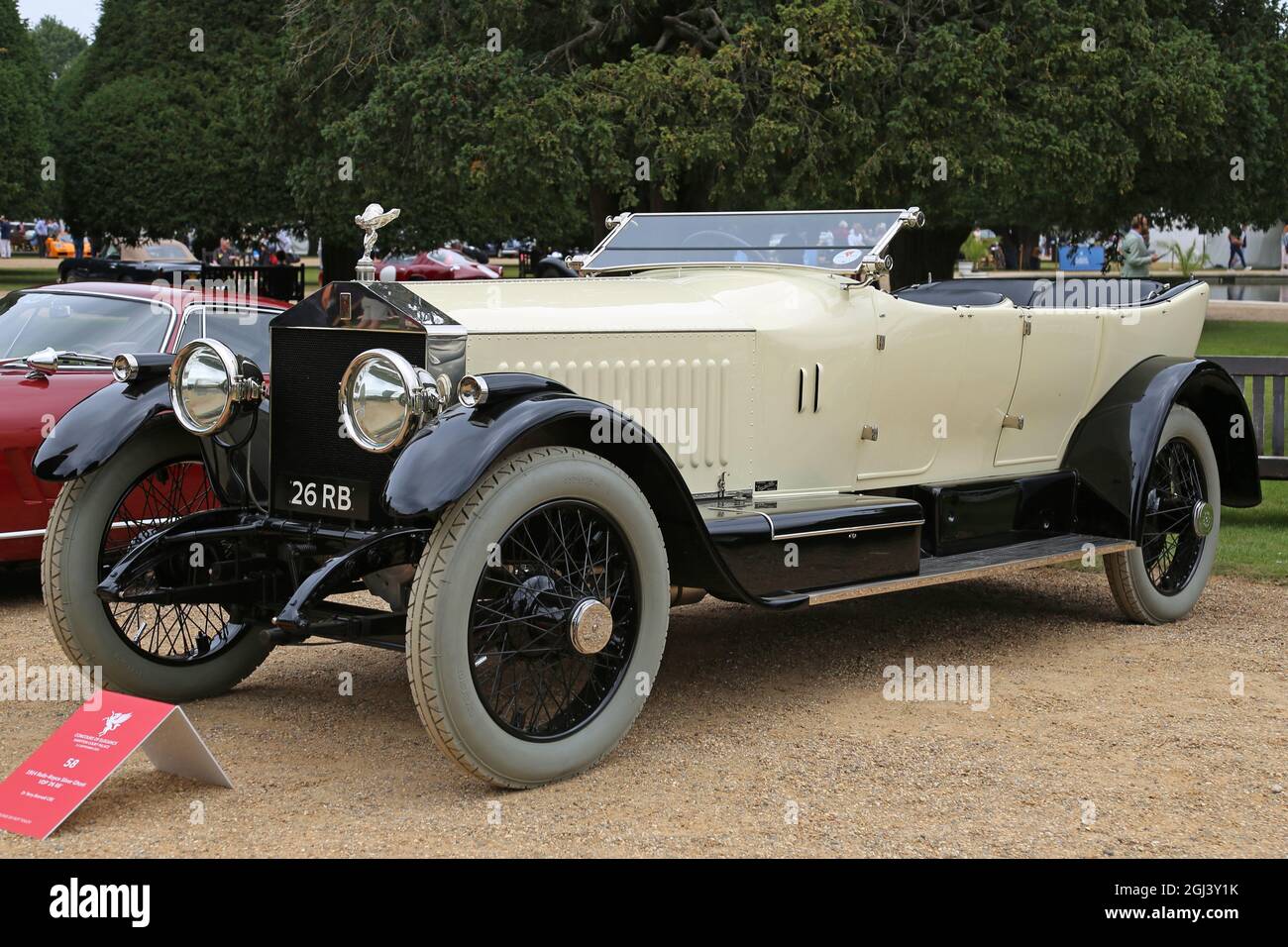 Rolls-Royce Silver Ghost Vanden Plas (1914), Concours of Elegance 2021,  Hampton Court Palace, London, UK, Europe Stock Photo - Alamy