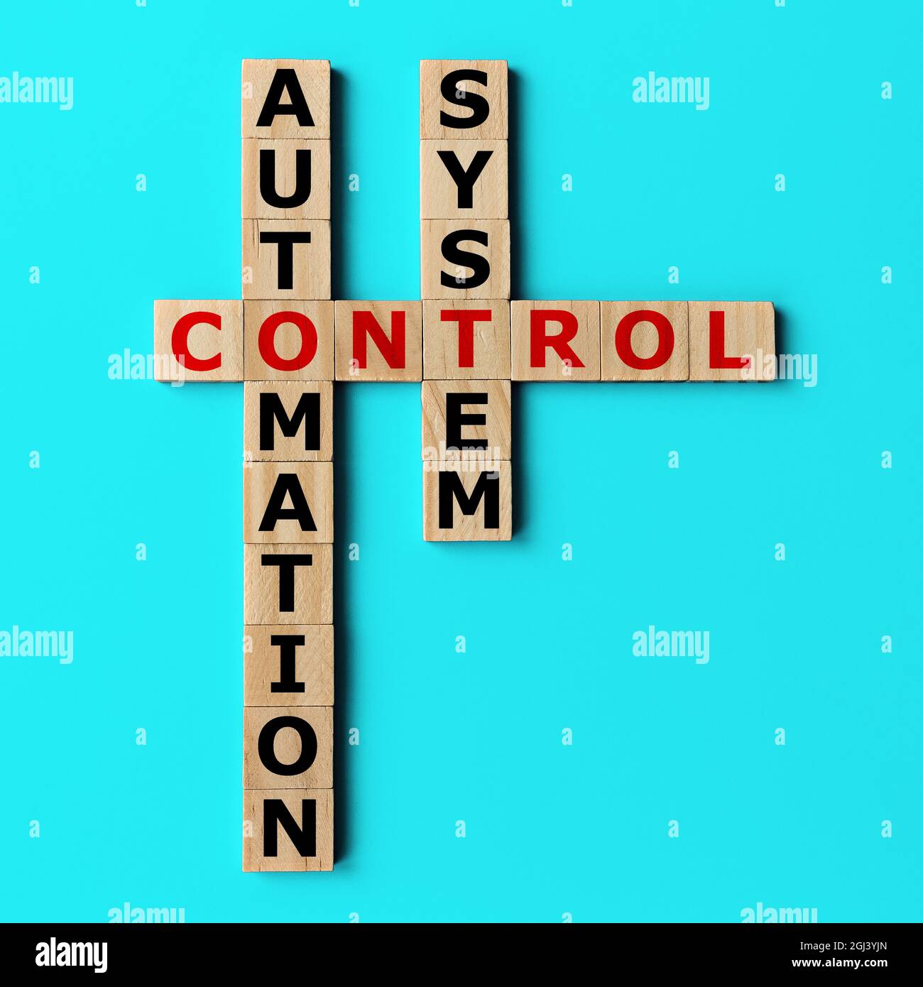ACS, automation control system crossword concept Stock Photo Alamy