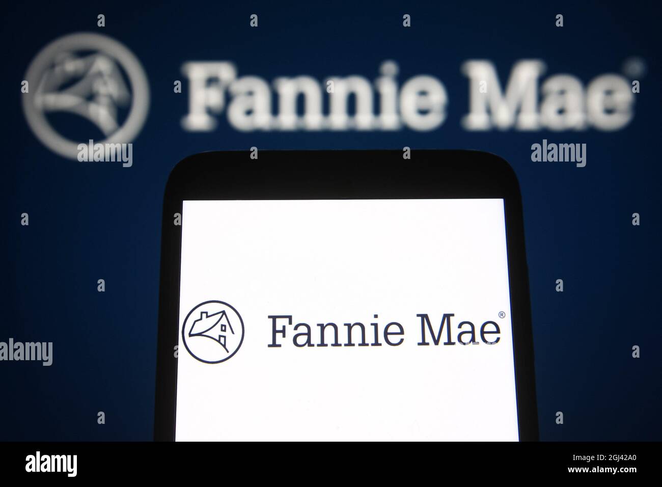 In this photo illustration a Fannie Mae, or Federal National Mortgage ...