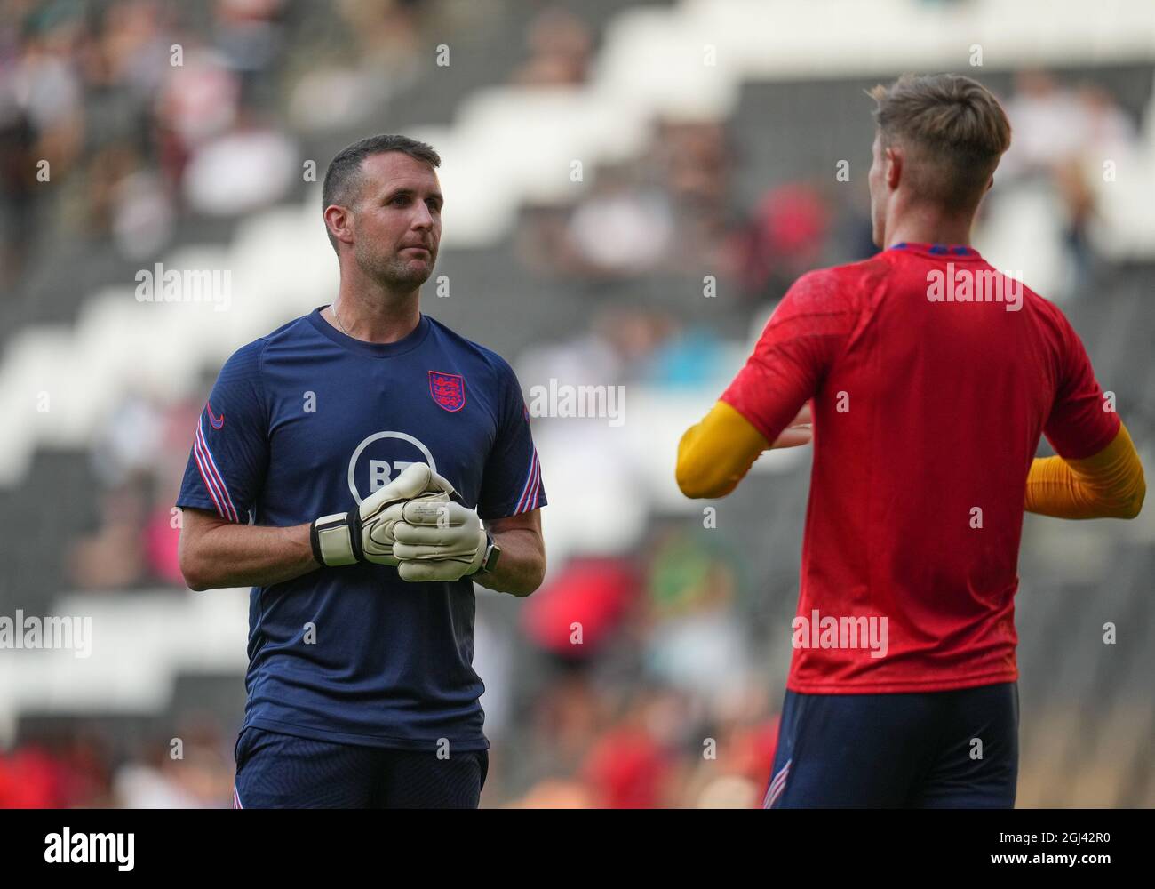 England goalkeeping coach tim dittmer hires stock photography and