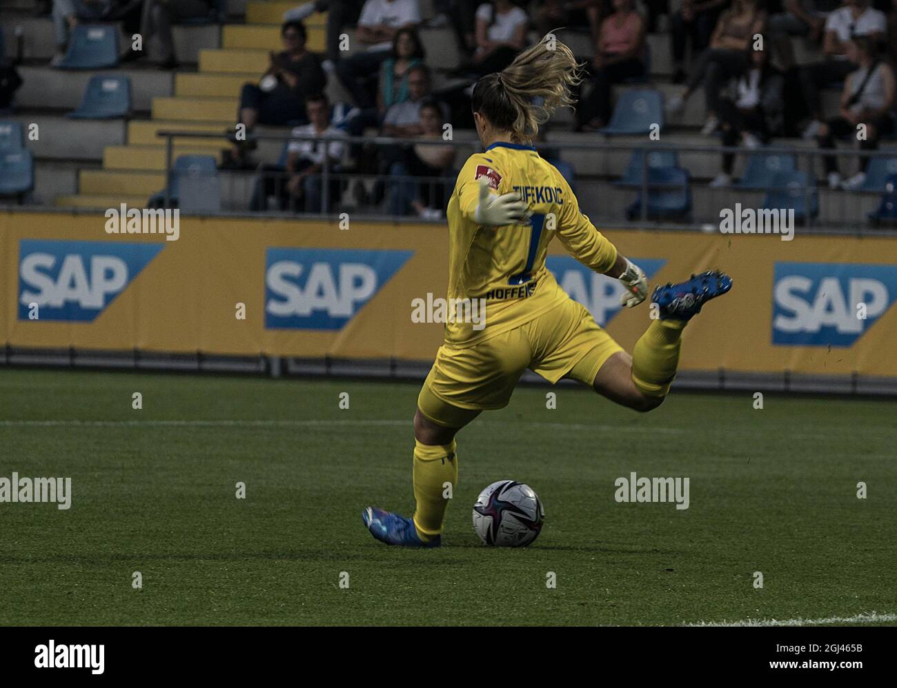 Simone Engelhardt Hoffenheim, Germany. 08th Sep, 2021. TSG Hoffenheim v FC Rosengård ...