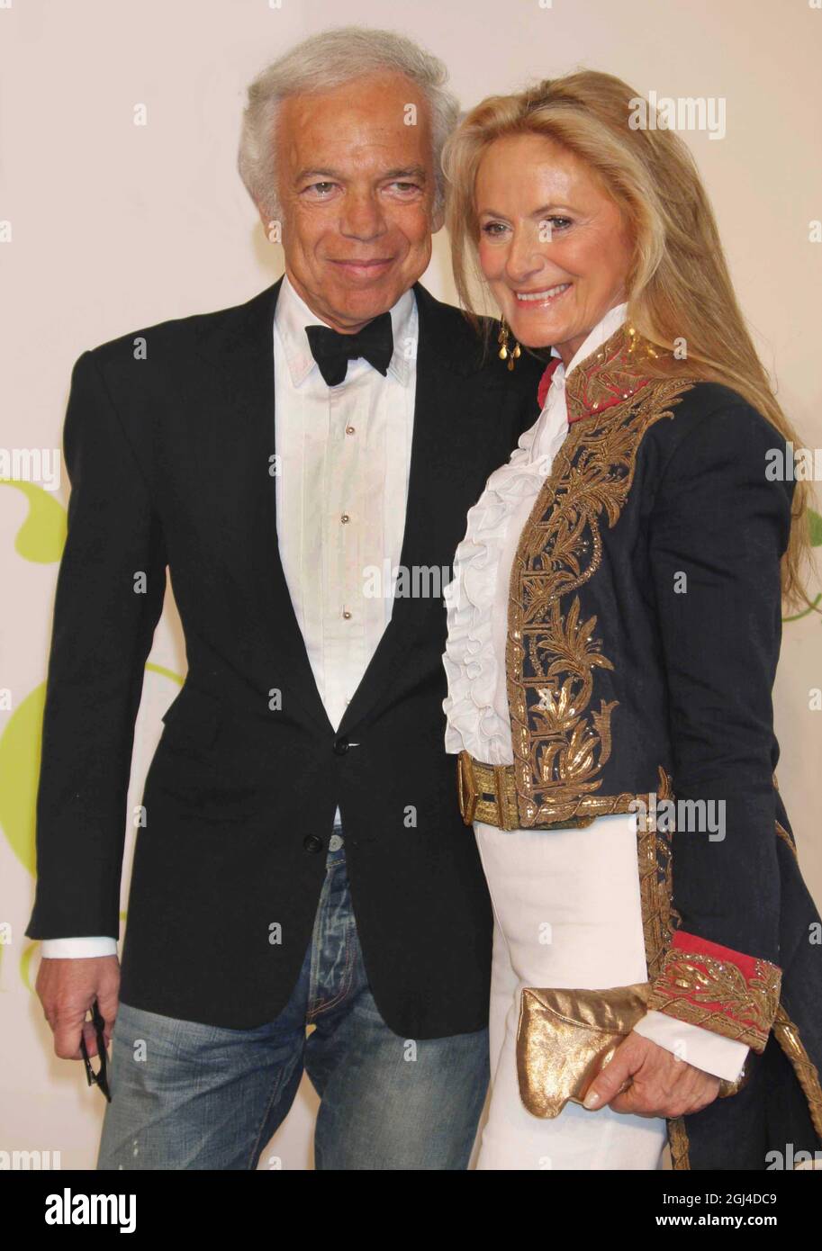 Ralph Lauren and wife Ricky touch down in New York City