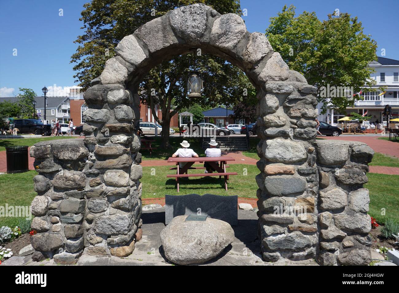 The Town Square, St Andrews, New Brunswick Stock Photo