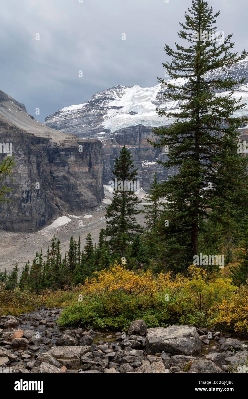 Victoria Glacier from the Tea House at Plain of the Six Glaciers, Banff