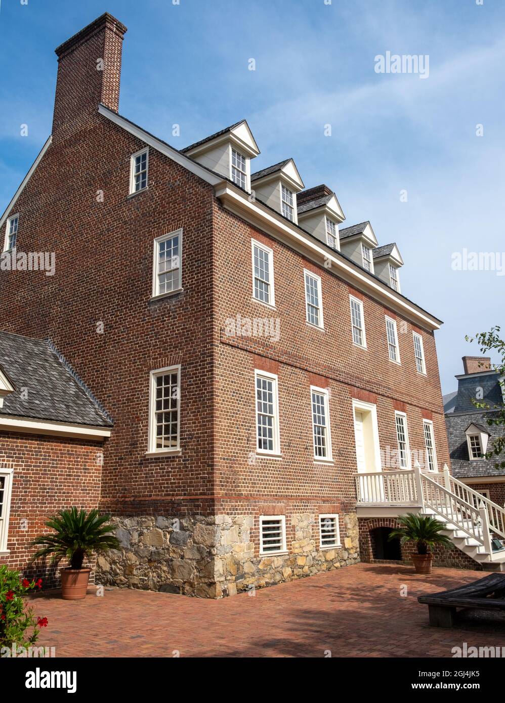 The William Paca House in Annapolis, Maryland, United States. Stock Photo