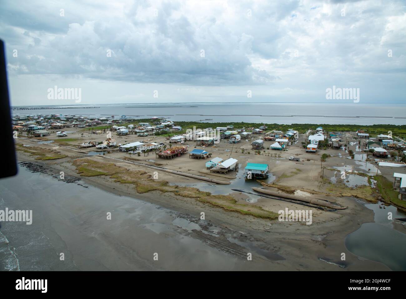 In Pictures Louisiana's Grand Isle Barrier Island Uninhabitable After