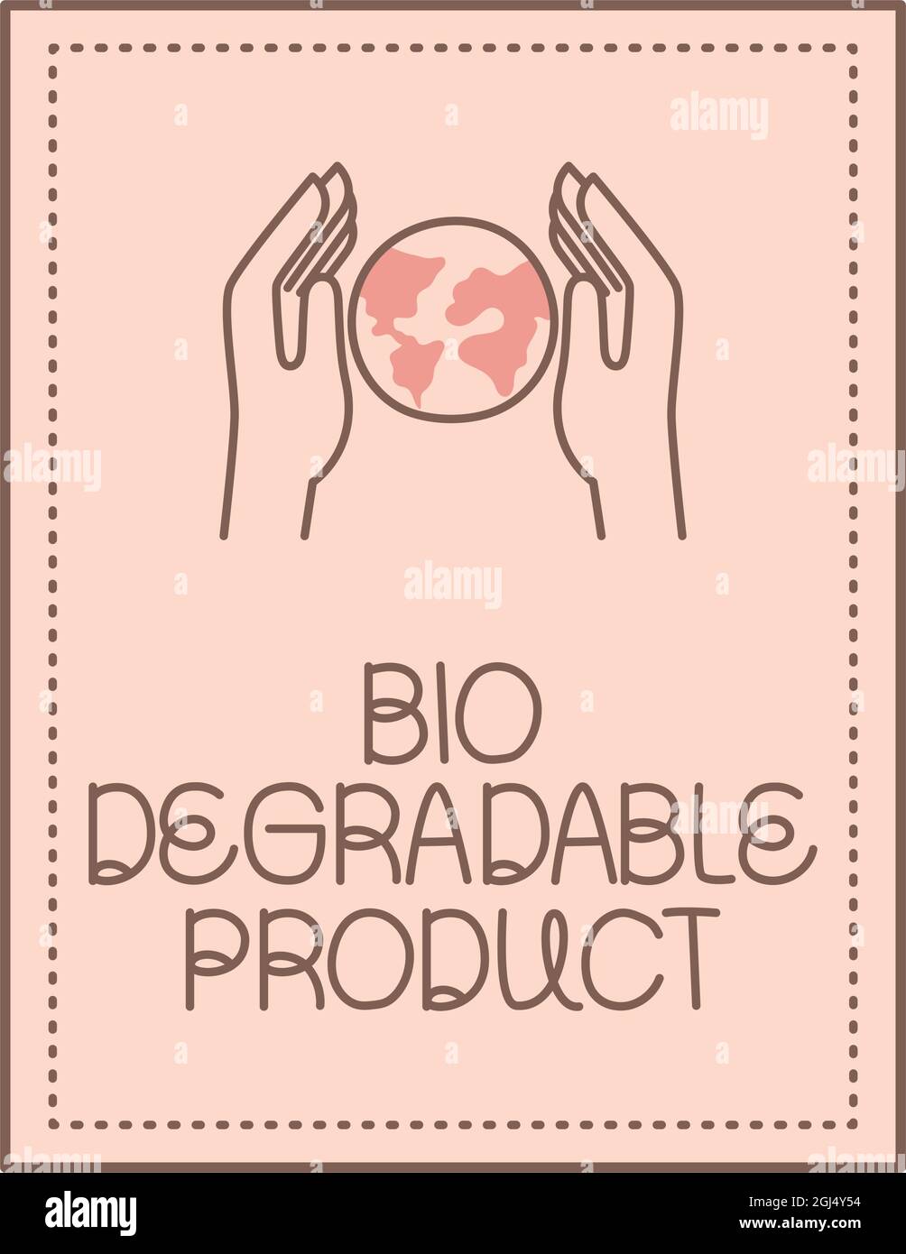 biodegradable product card Stock Vector Image & Art Alamy