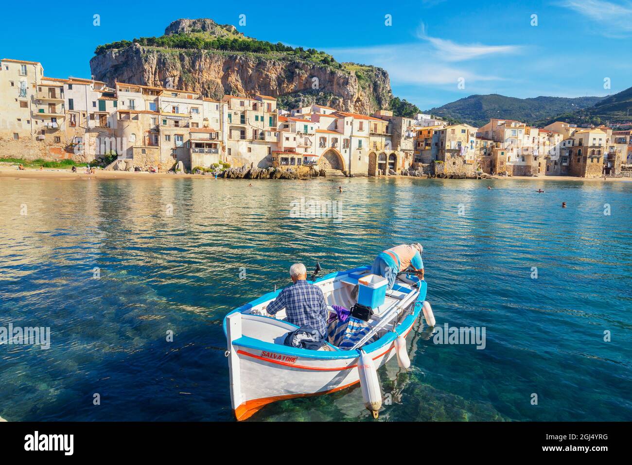 Cefalu Sicily Fishing Boats High Resolution Stock Photography and Images -  Alamy