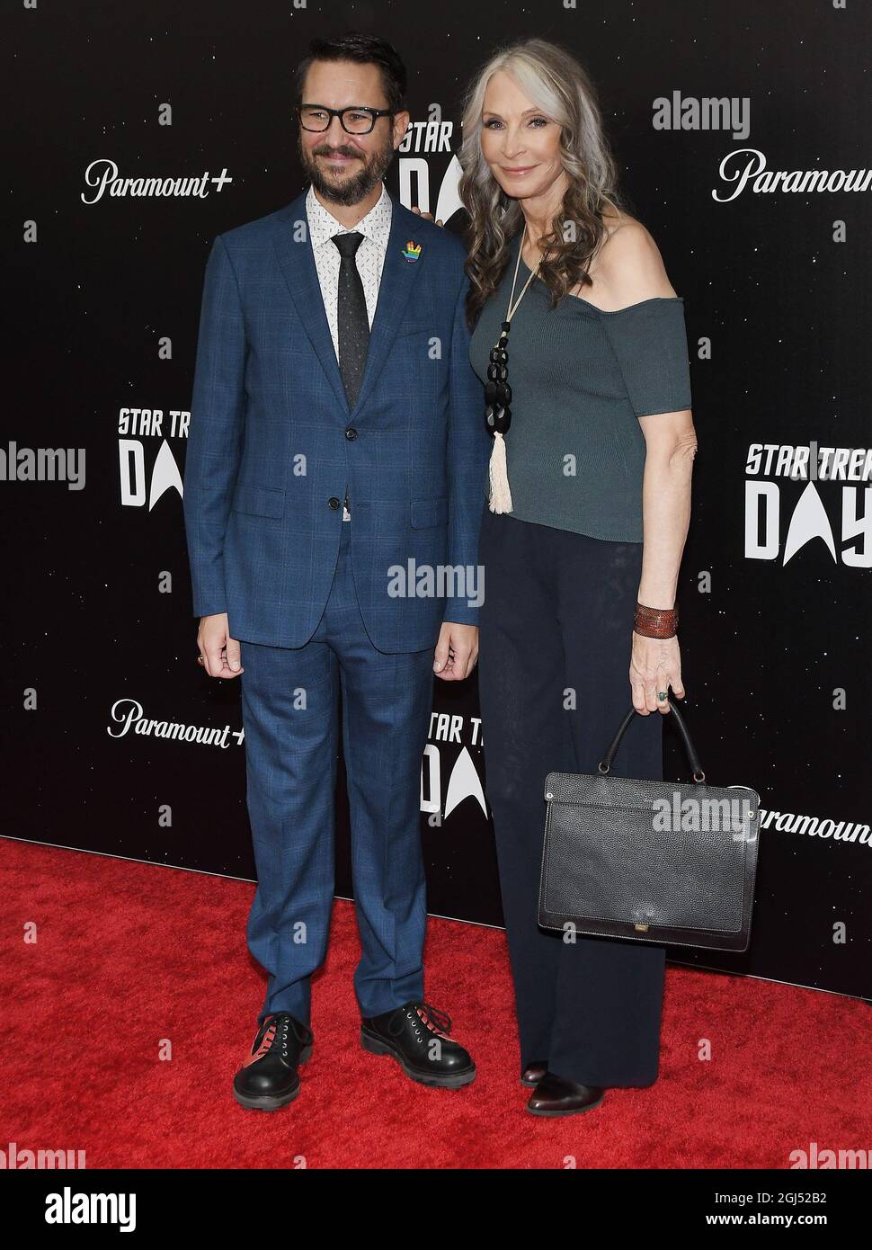 Los Angeles, USA. 08th Sep, 2021. (LR) Wil Wheaton and Gates McFadden