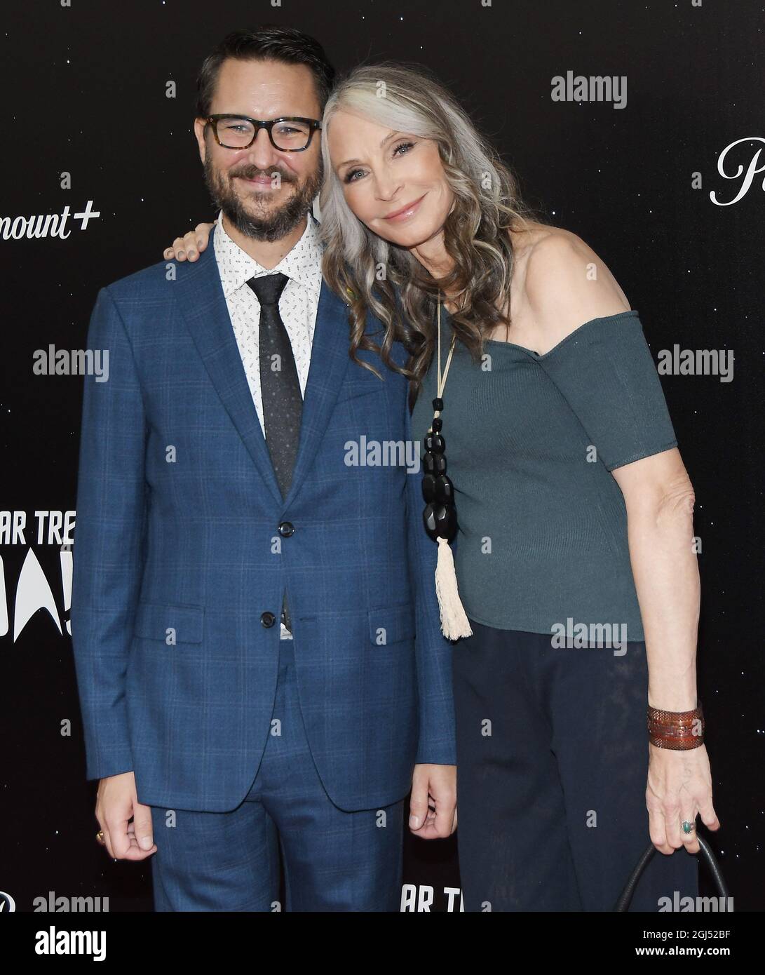 Los Angeles, USA. 08th Sep, 2021. (LR) Wil Wheaton and Gates McFadden