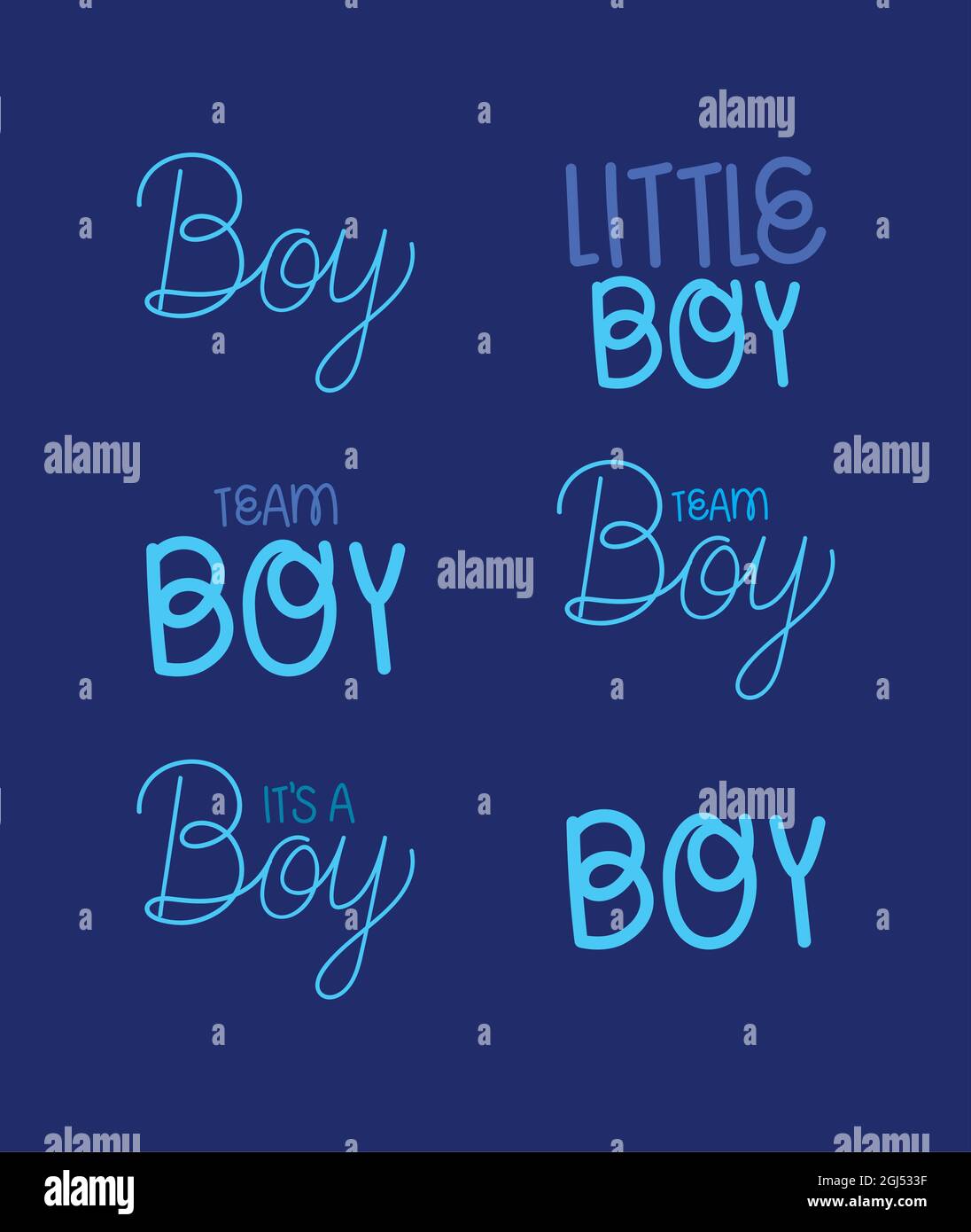 boy gender reveal quotes Stock Vector Image & Art Alamy