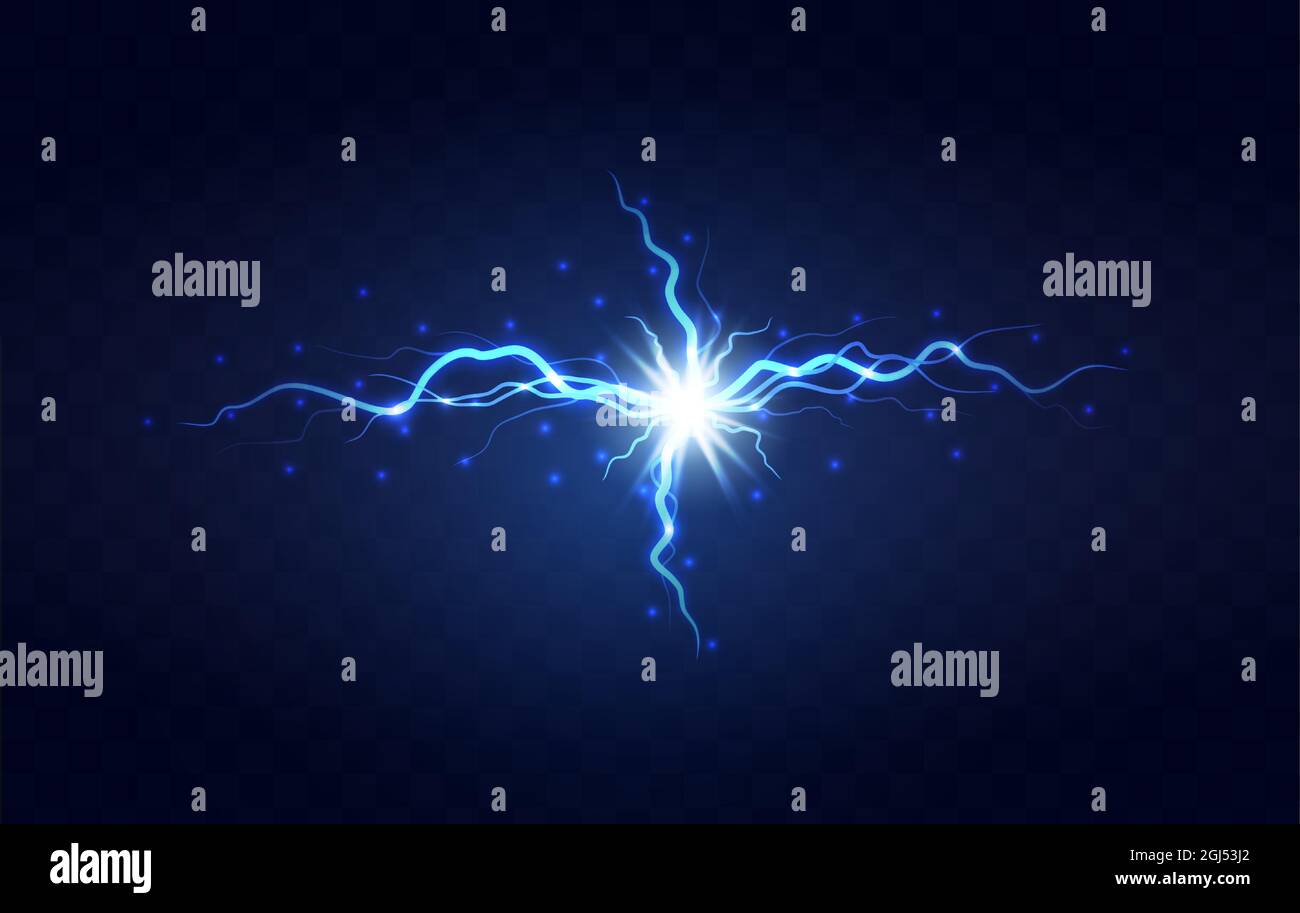 Lightning flash light thunder spark Stock Vector Image & Art - Alamy