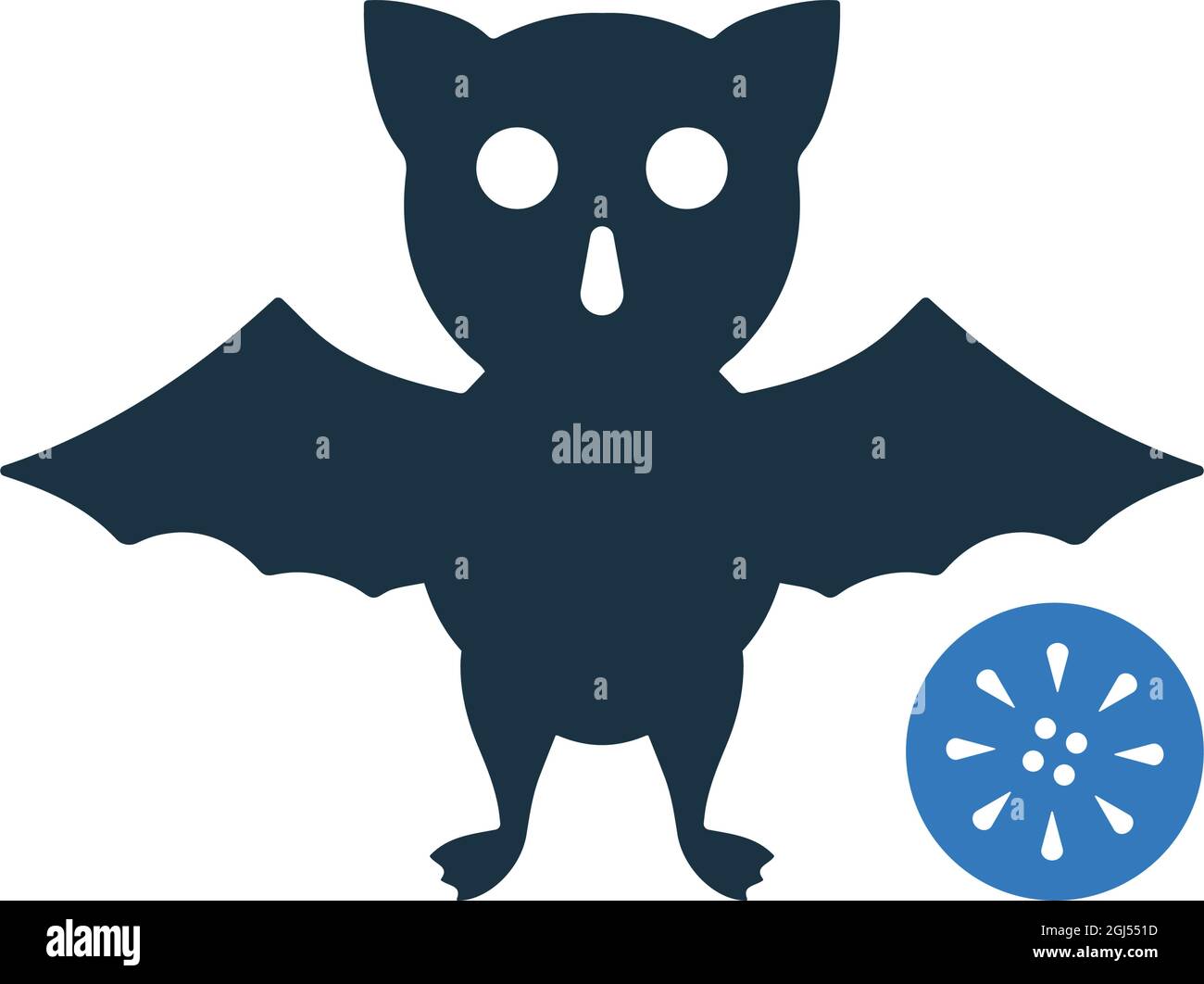 Animal, contagious, coronavirus icon - Use for commercial purposes ...
