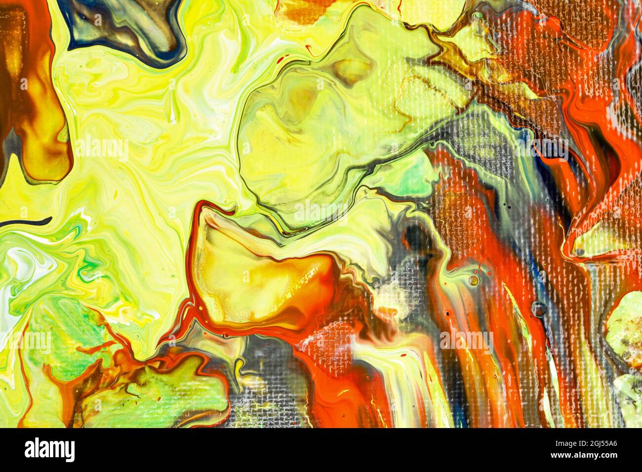 Abstract Fluid Art Painting Background. Acrylic Pour. Marble texture ...