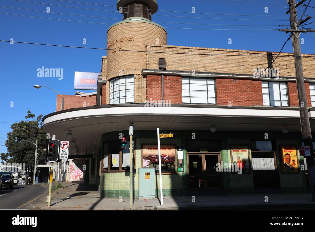 The Horse and Jockey Hotel, 70 Parramatta Road, Homebush Stock Photo
