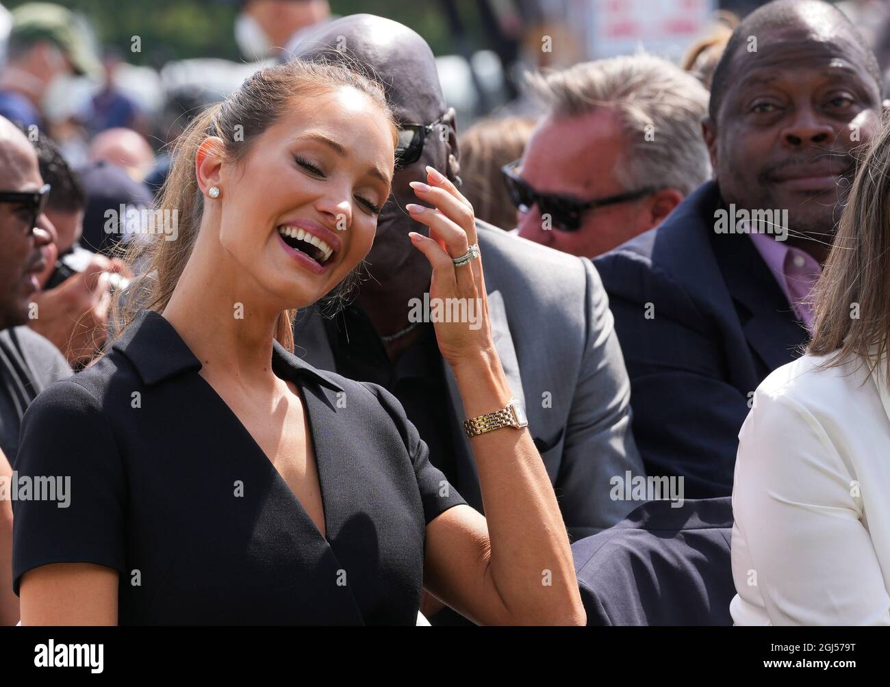 Cooperstown, United States. 08th Sep, 2021. Hannah Jeter, wife of