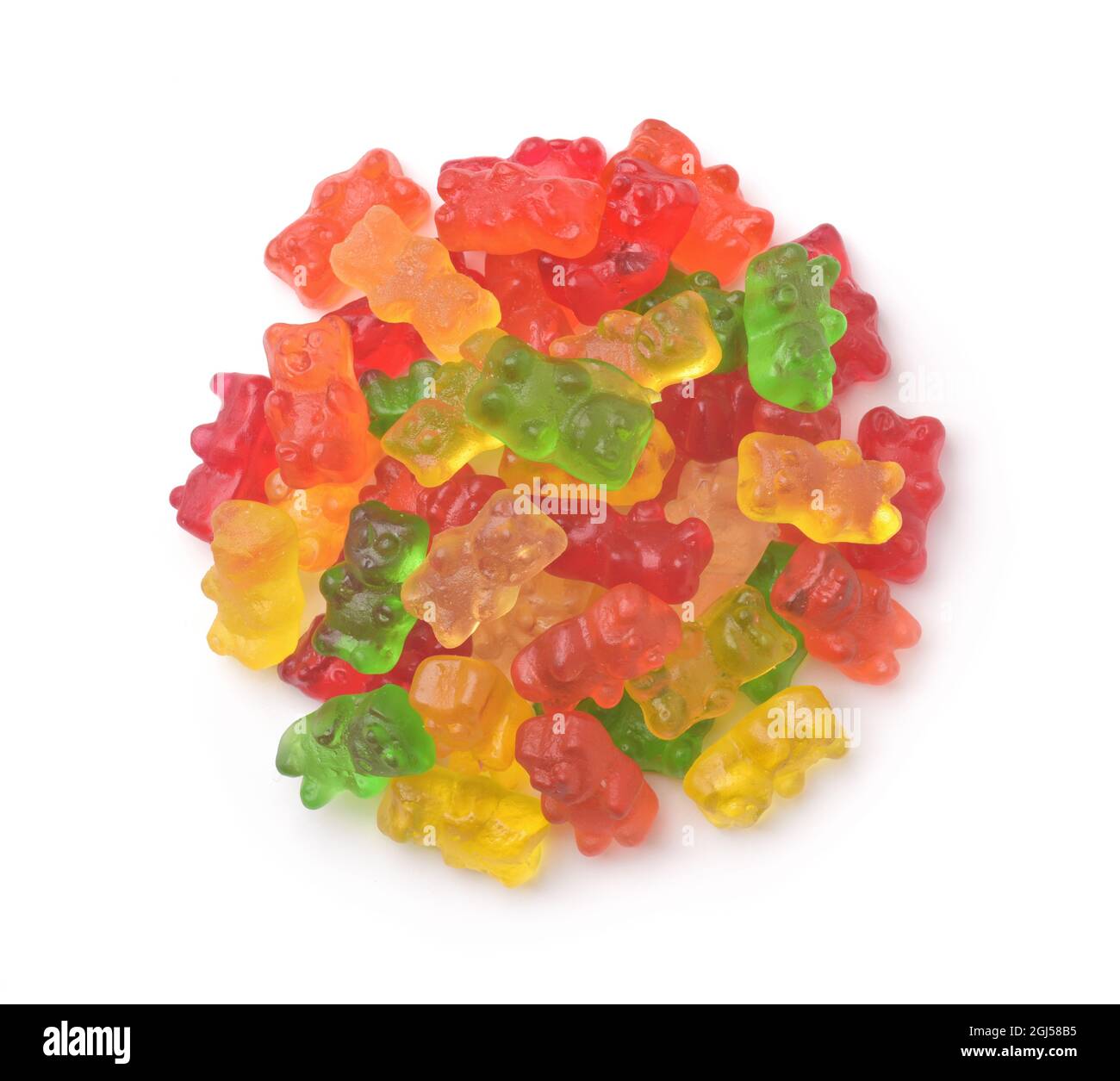 Set of Colorful Beautiful Gummy Bears Stock Vector - Illustration