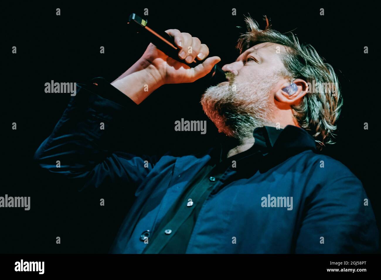 Edinburgh, UK. 8th Sep 2021. Elbow bring their Giants Of All Sizes tour to Usher Hall in Edinburgh. The tour, due to take place in late 2020, was postponed due the coronavirus pandemic. Credit: Thomas Jackson for SO.CO / Alamy Live News Stock Photo