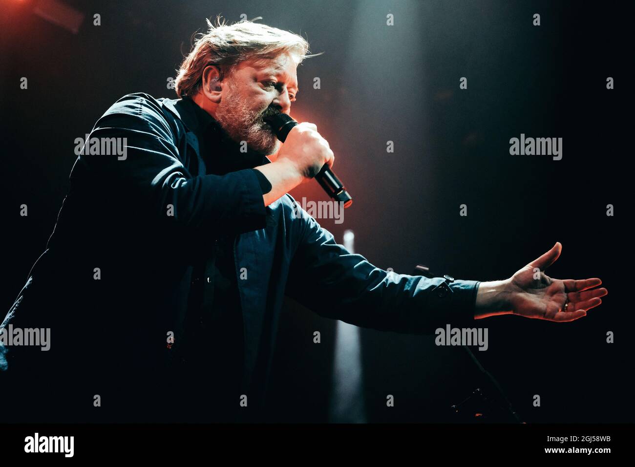 Edinburgh, UK. 8th Sep 2021. Elbow bring their Giants Of All Sizes tour to Usher Hall in Edinburgh. The tour, due to take place in late 2020, was postponed due the coronavirus pandemic. Credit: Thomas Jackson for SO.CO / Alamy Live News Stock Photo