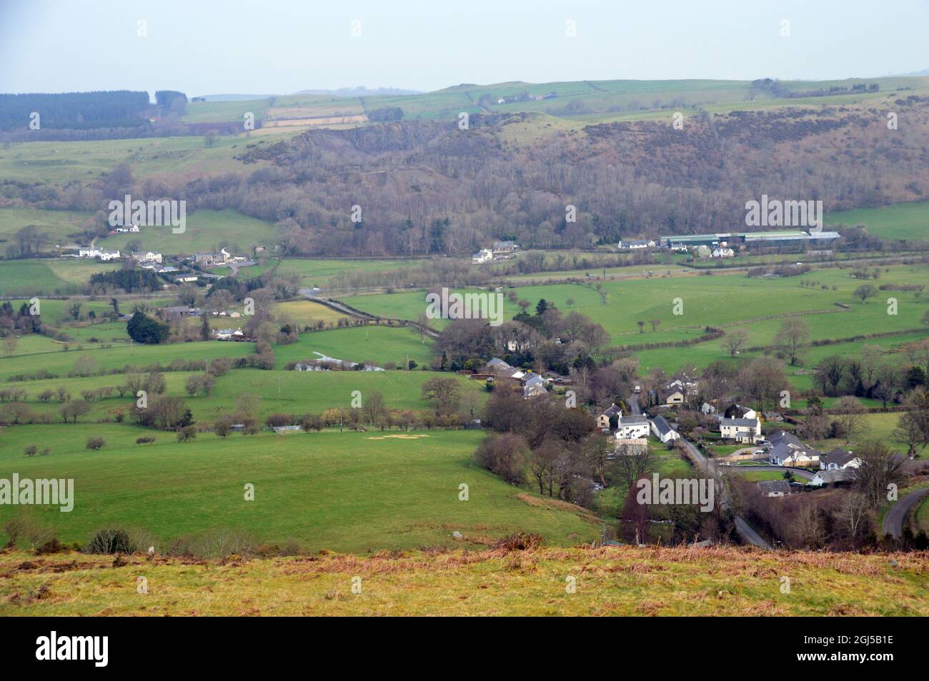 Embleton and Wythop Mill from the Old Corpse Road on the Wainwright