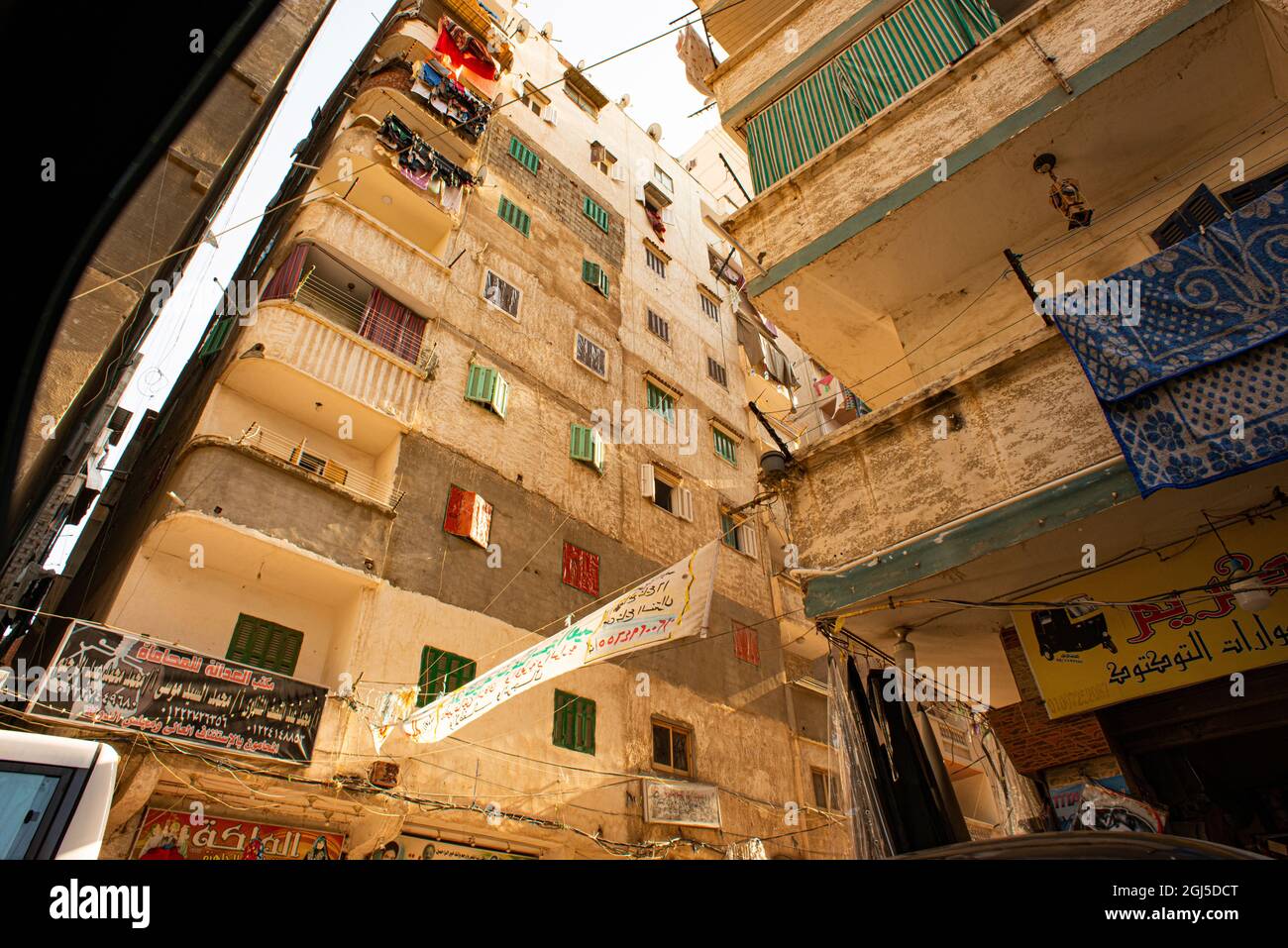 Egypt, The Nile Delta, eastern Alexandria, typical residential
