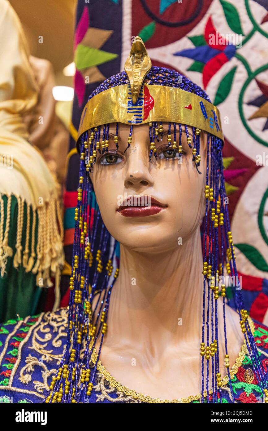 Africa, Egypt, Cairo. Mannequins at a clothing store in Cairo Stock