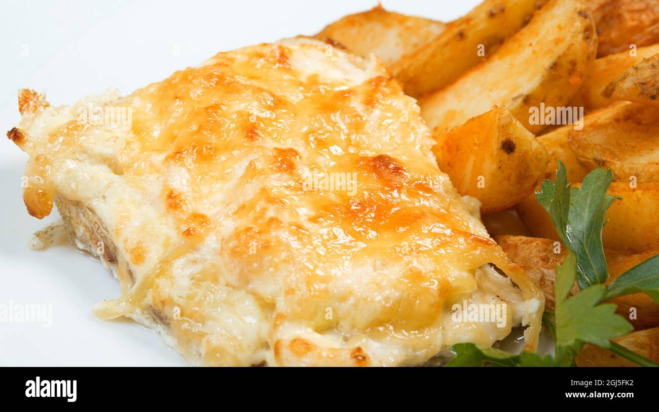 Ryba smazona Polish fried fish Stock Photo Alamy