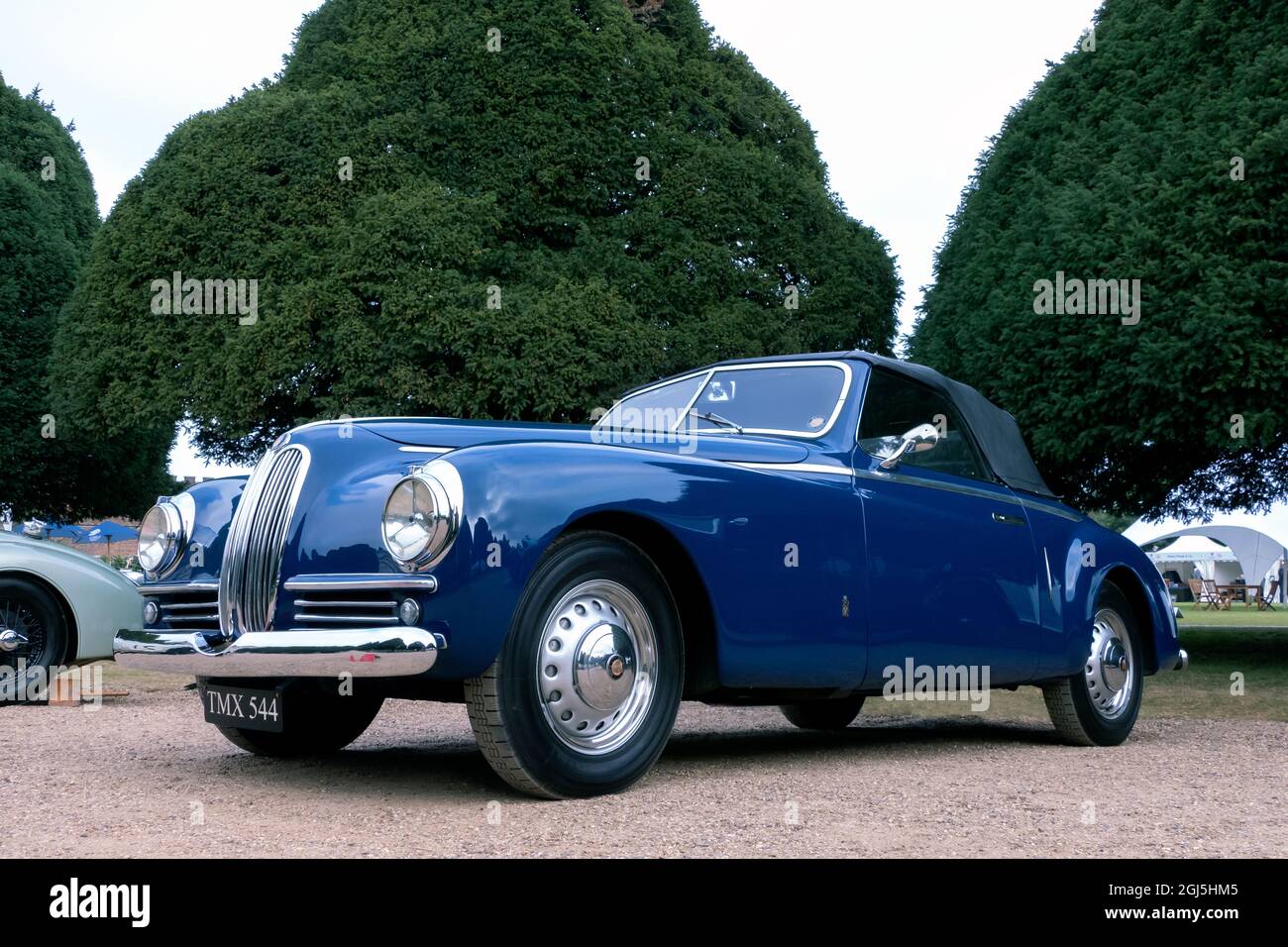 1949 Bristol 401 Cabriolet by Pinninfarina 2021 Hampton Court Palace Concours London UK Stock Photo