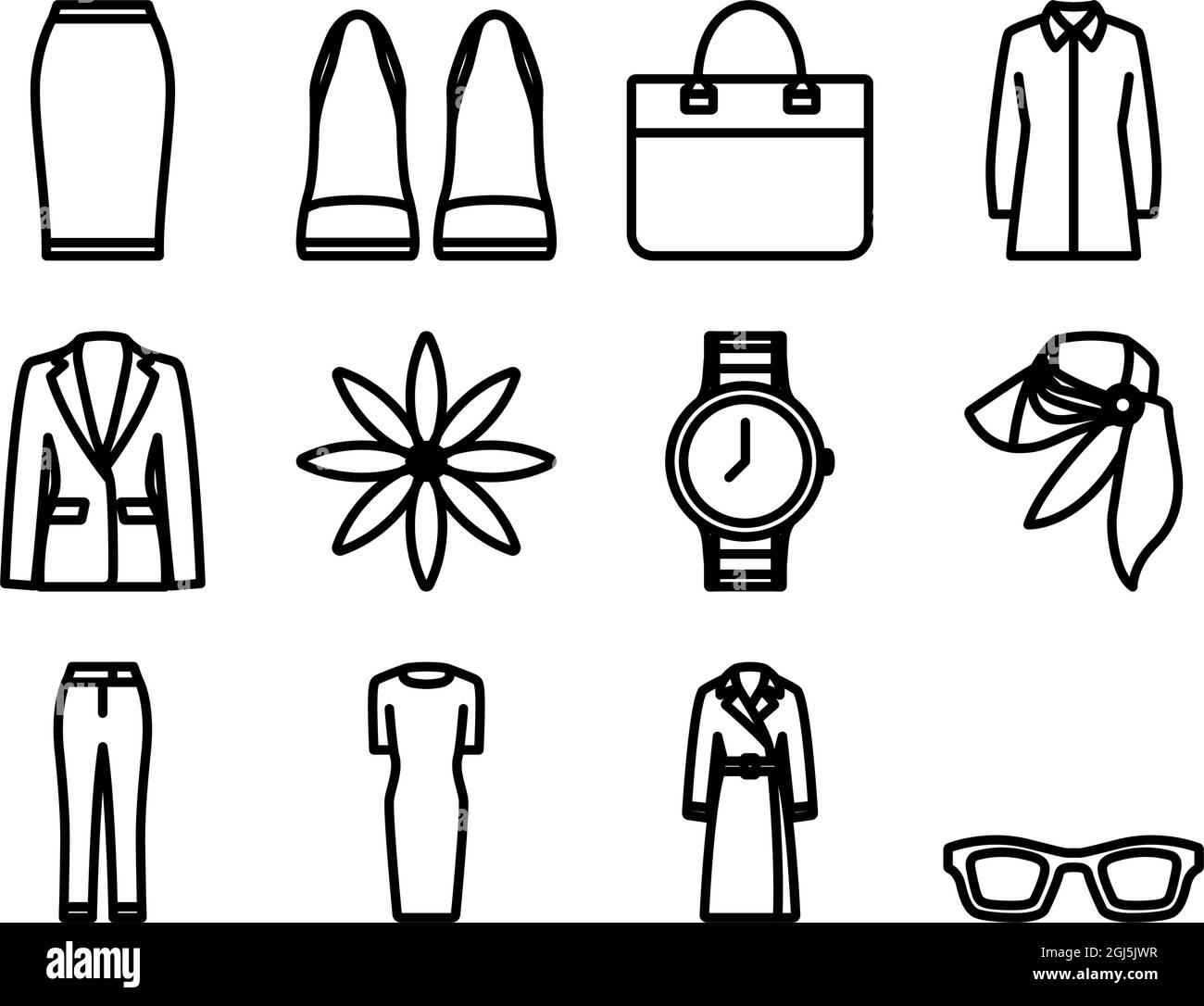 hanger accessory clothing vector illustration line and fill icon Stock  Vector Image & Art - Alamy