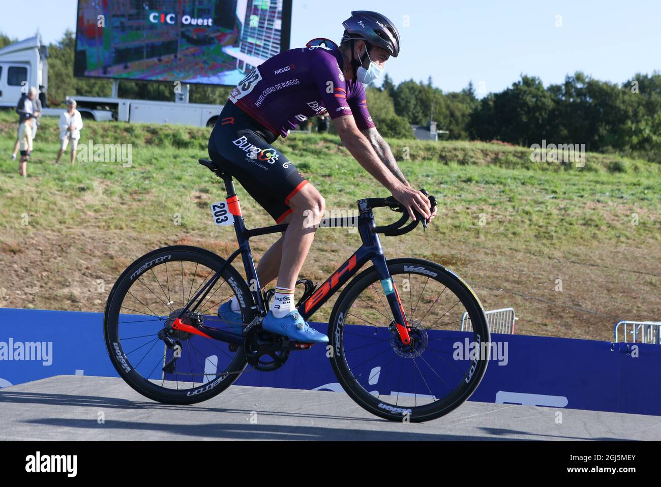 MULLER Gabriel of Burgos-BH during the Bretagne Classic Ouest-France, Grand  Prix de Plouay on August 29, 2021 in Plouay, France - Photo Laurent Lairys  / DPPI Stock Photo - Alamy