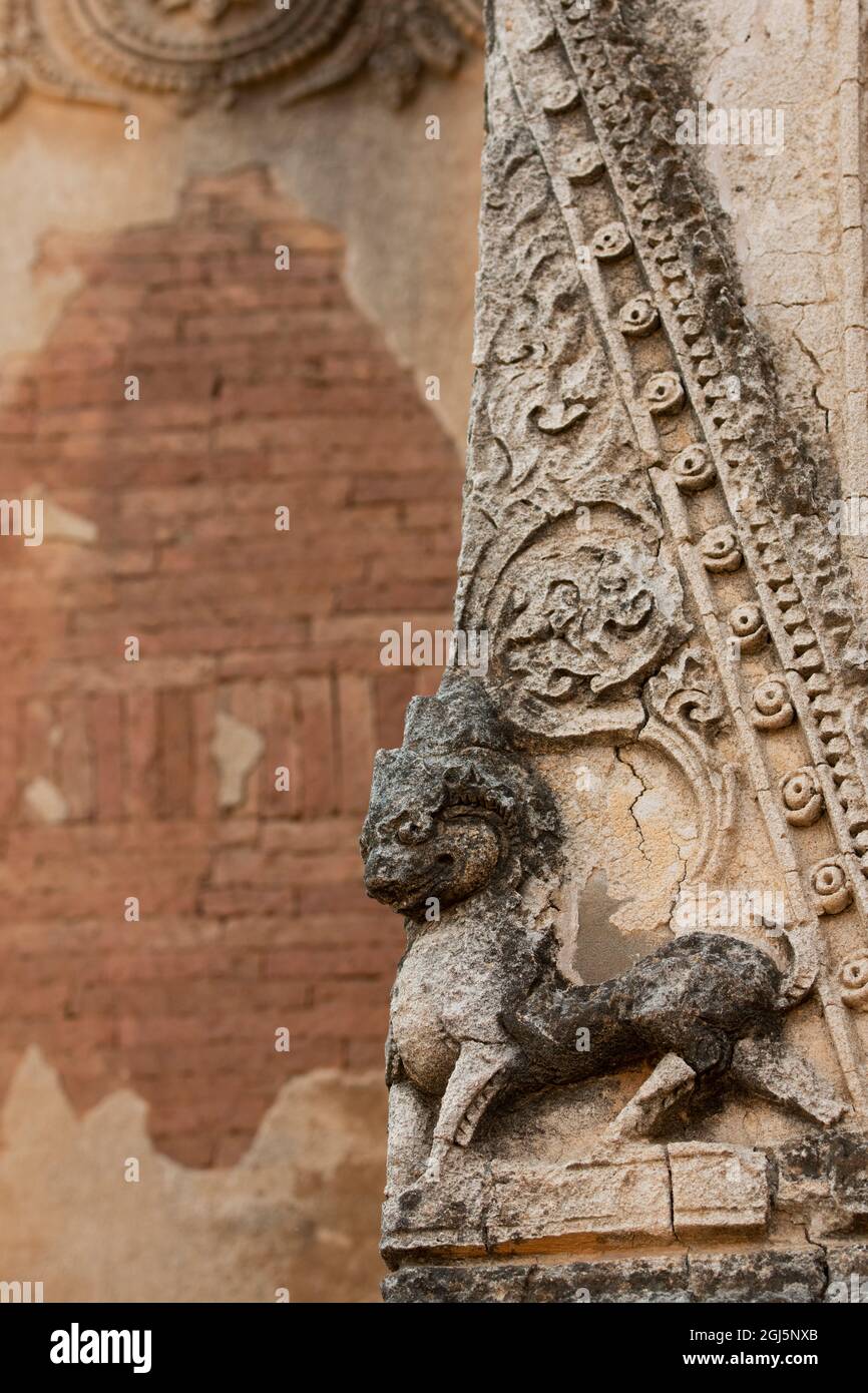 Myanmar, Bagan. Historic Archaeological Zone near Lemyethna temple