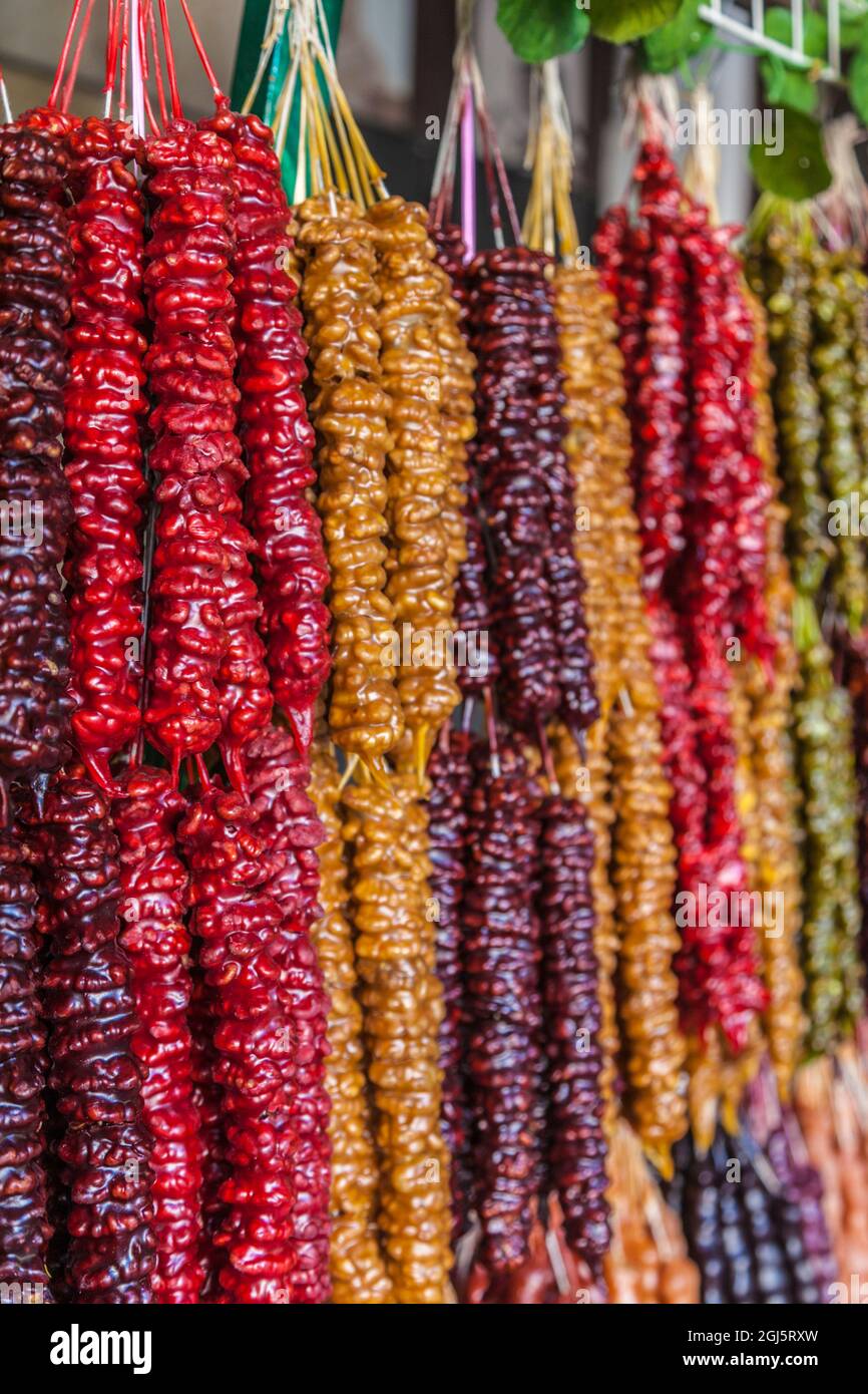 Tbilisi. Churchkhela, traditional candy Stock Photo