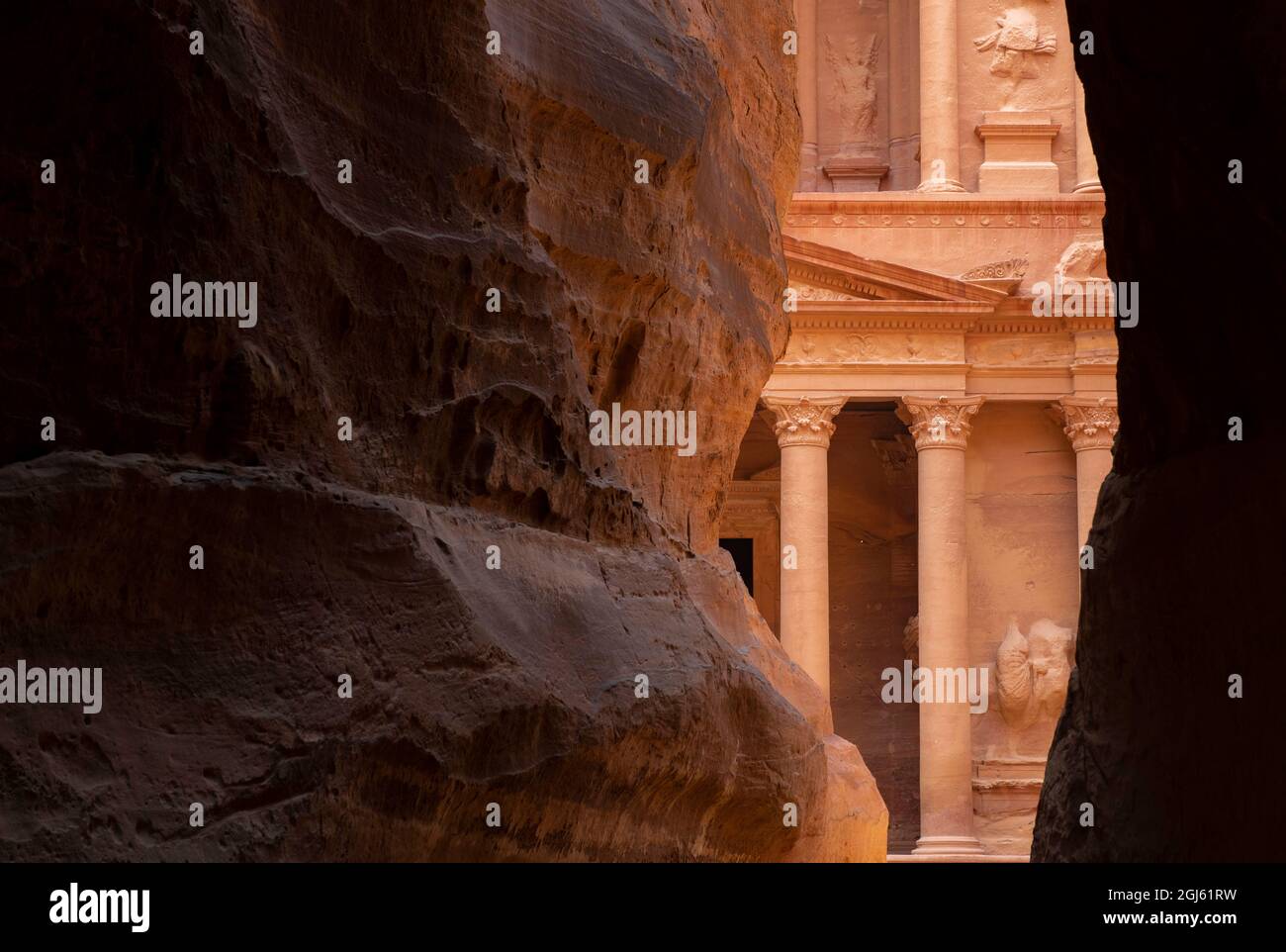 Canyon Of Petra Archaeological Park High Resolution Stock Photography ...