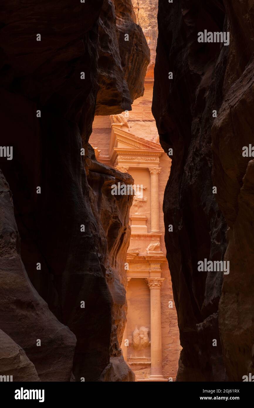 Canyon Of Petra Archaeological Park High Resolution Stock Photography ...