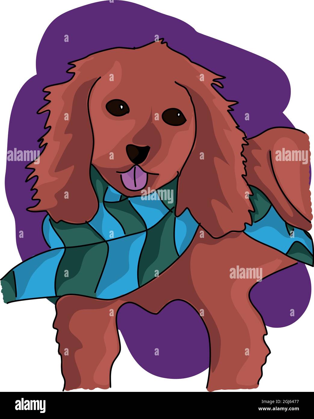 Irish terrier dog drawing hires stock photography and images Alamy