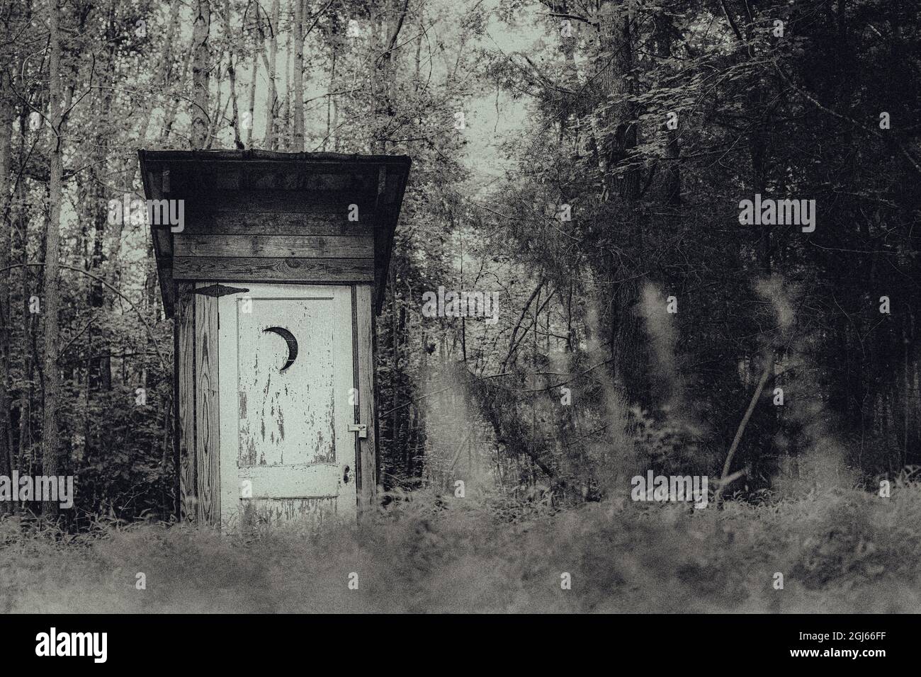black and white landscape with a vintage look Stock Photo - Alamy
