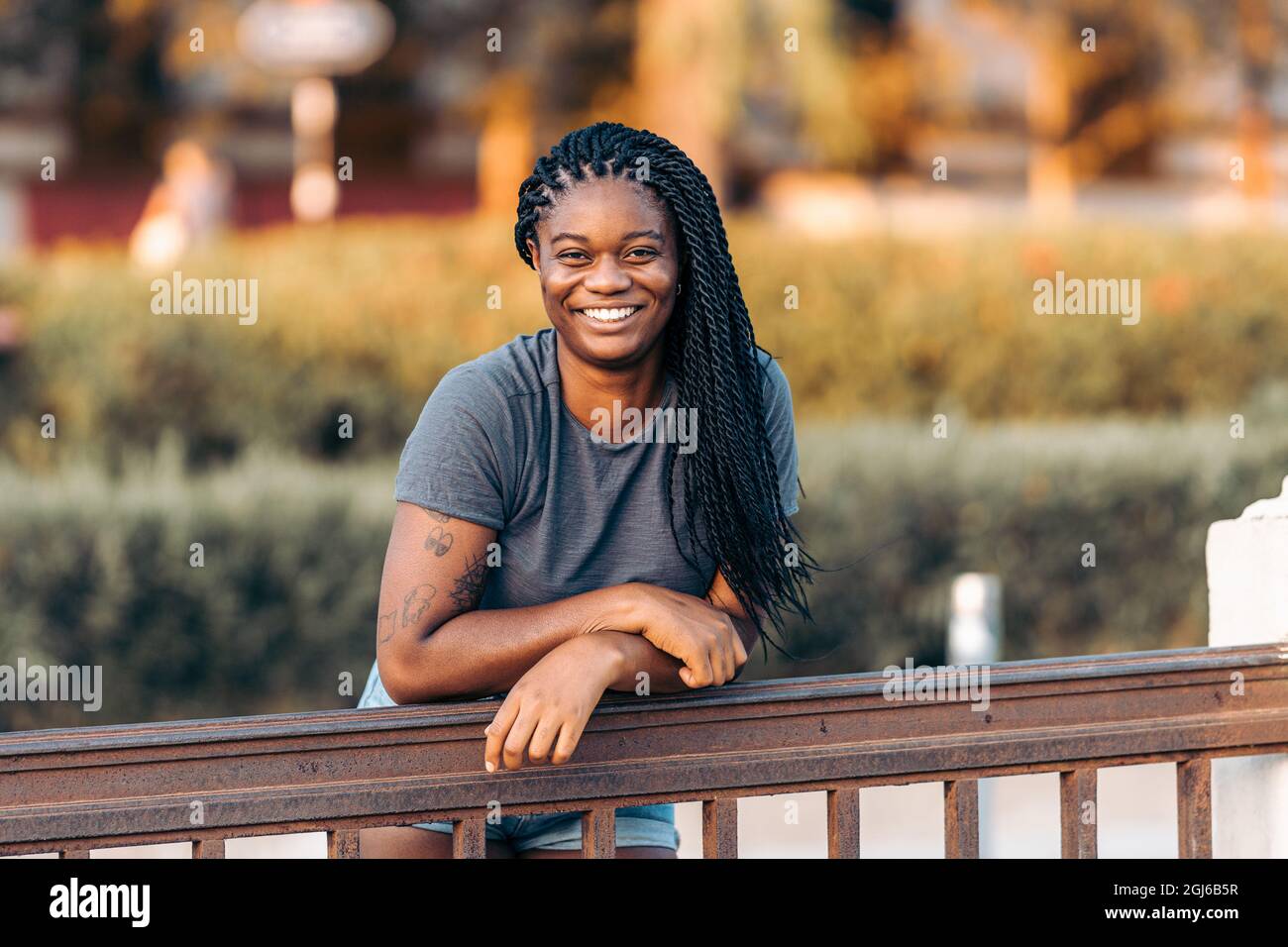 Portrait Black Woman Chains Iron Mask Stock Photo 2295020199