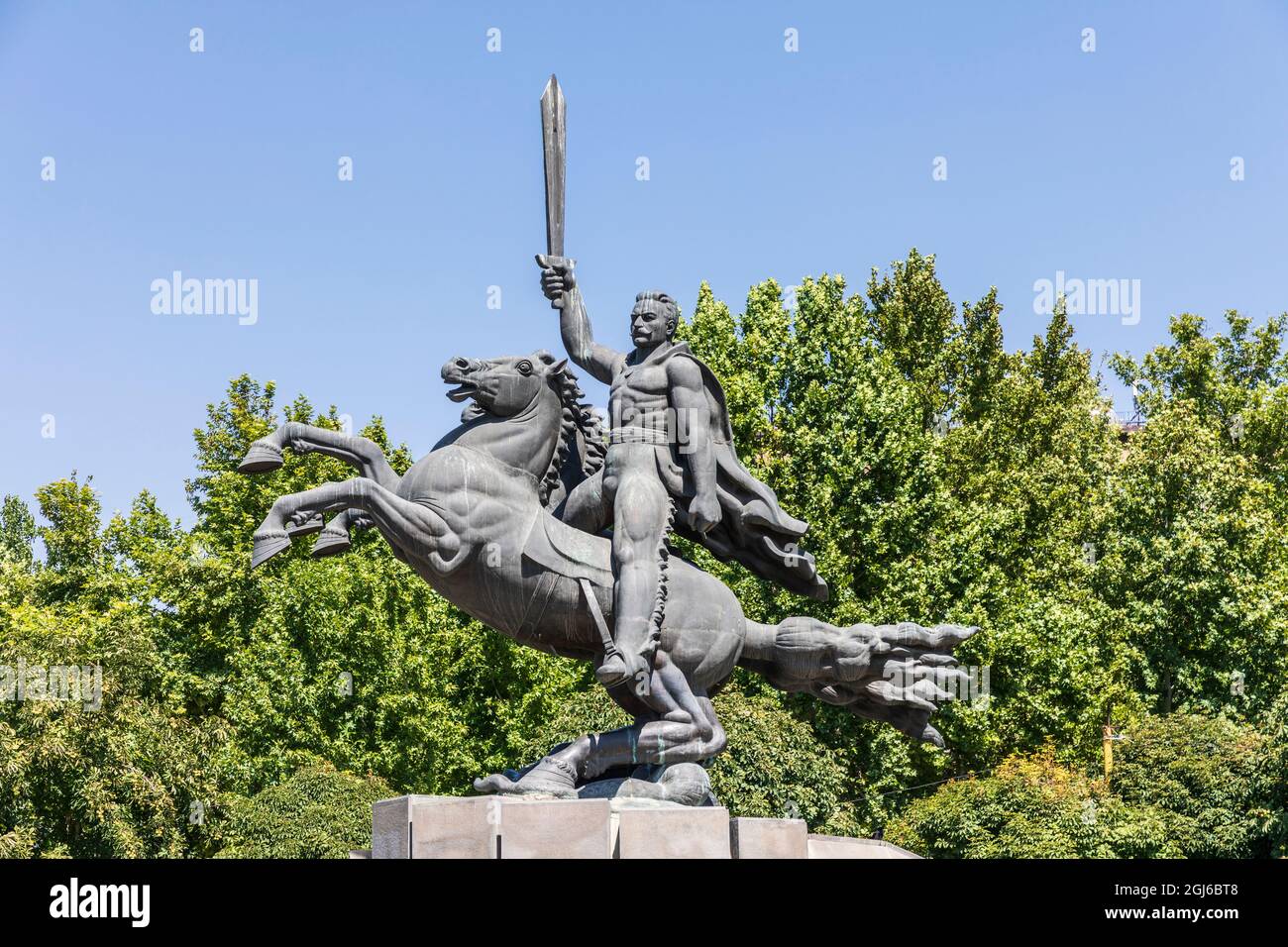 Armenia. Yerevan. Monument to Zoravar Andranik (Andranik