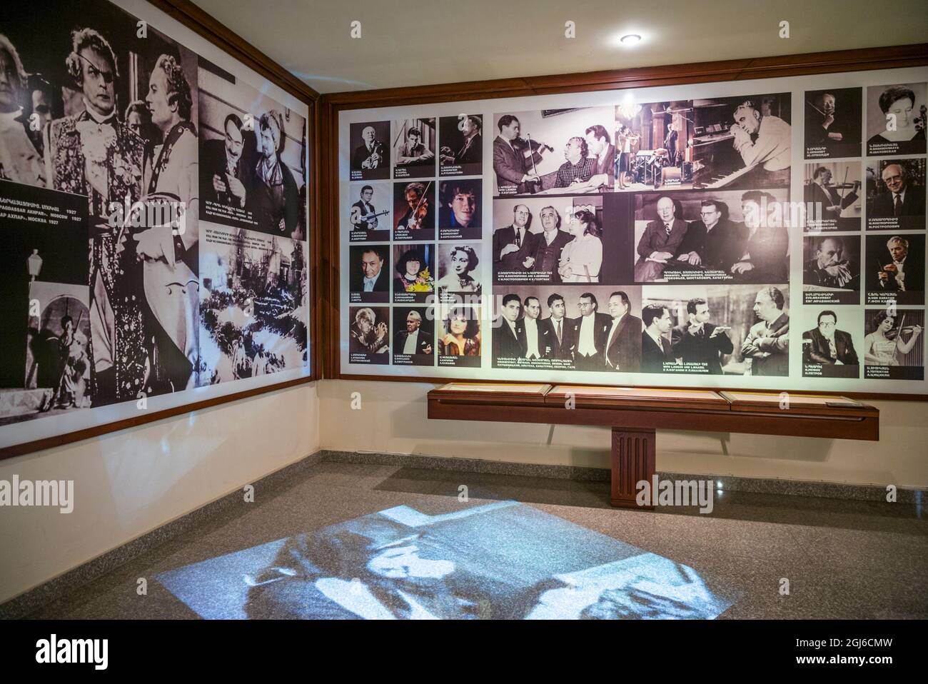 Armenia, Yerevan. Home museum of Aram Khachaturian, Armenian composer. Stock Photo