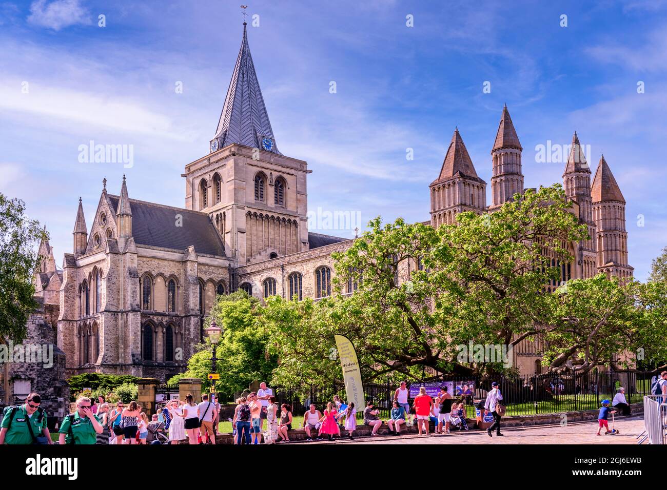 Rochester cathedral Rochester Kent UK Stock Photo - Alamy